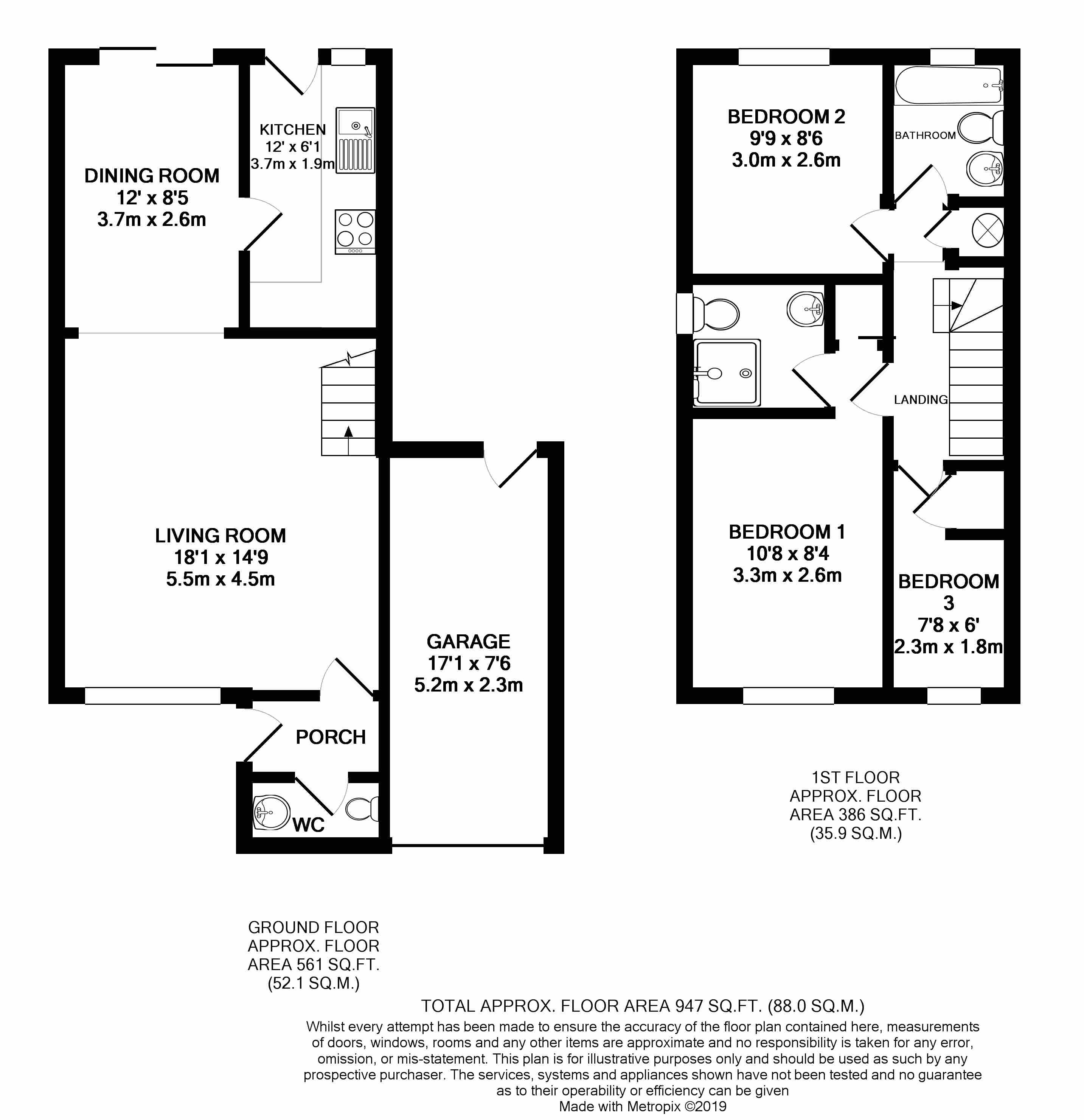 3 Bedrooms Link-detached house to rent in Lammas Road, Godalming GU7