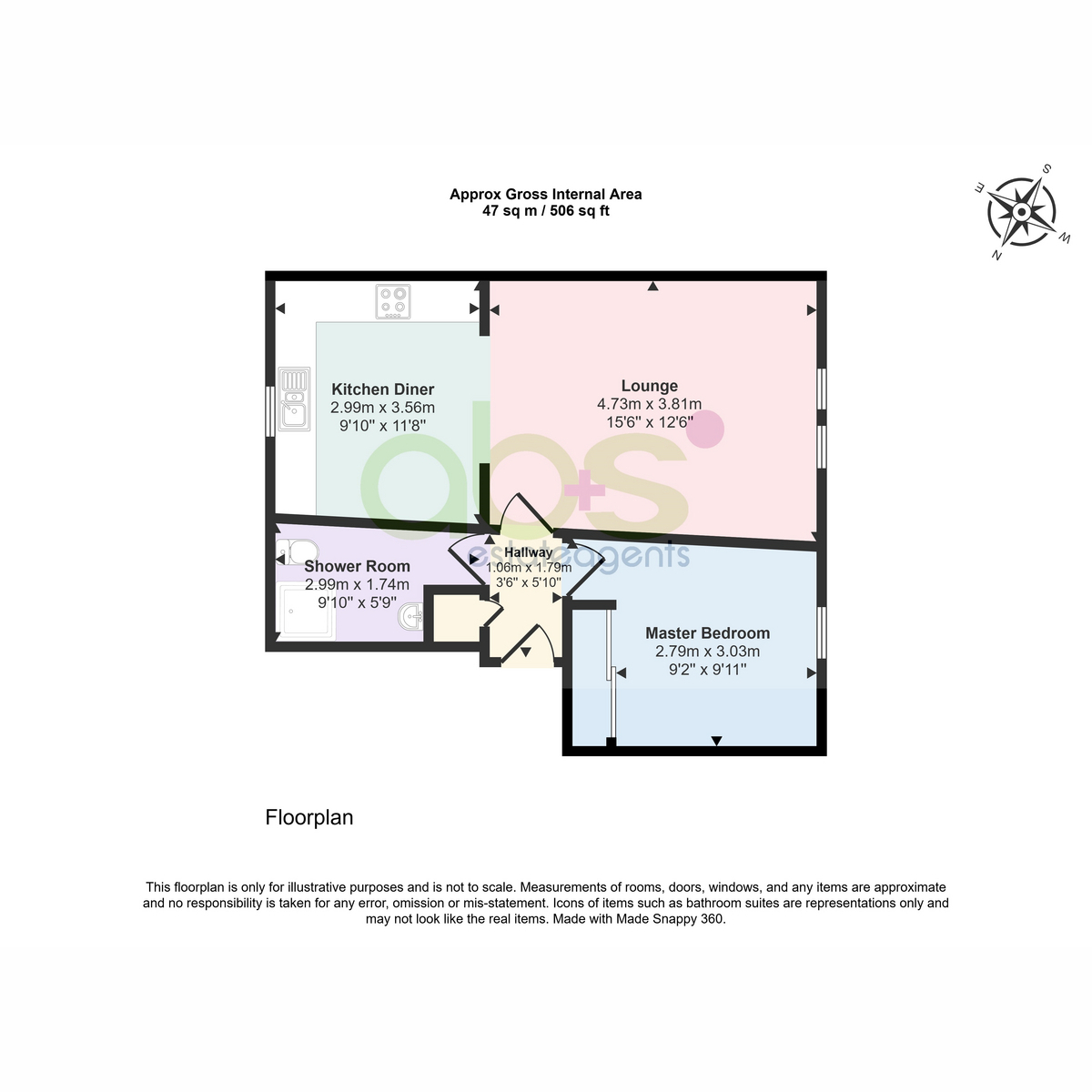 5b, Lossie Wynd, Elgin floorplan