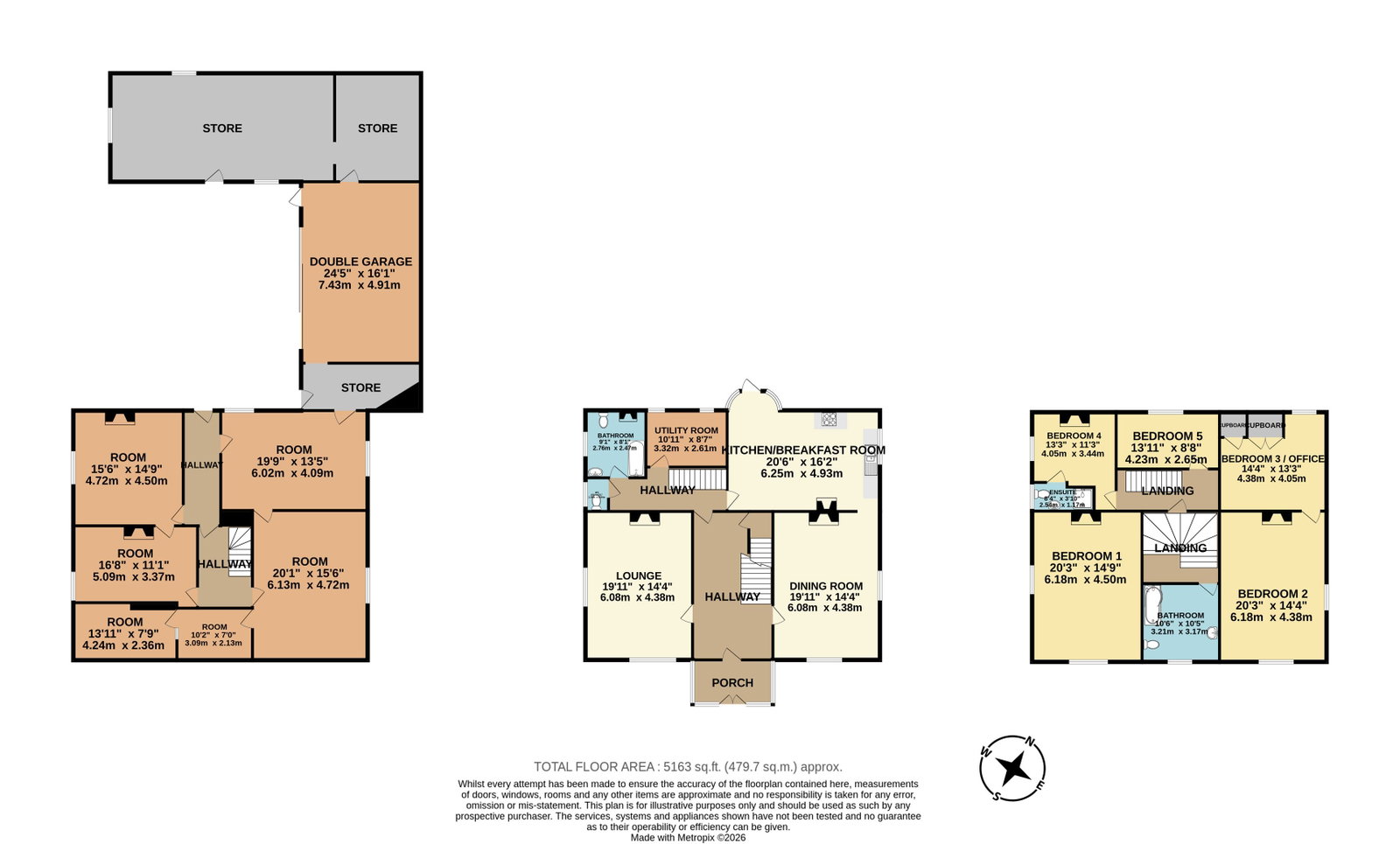 'Powisland House', 327, Tavistock Road, Plymouth floorplan