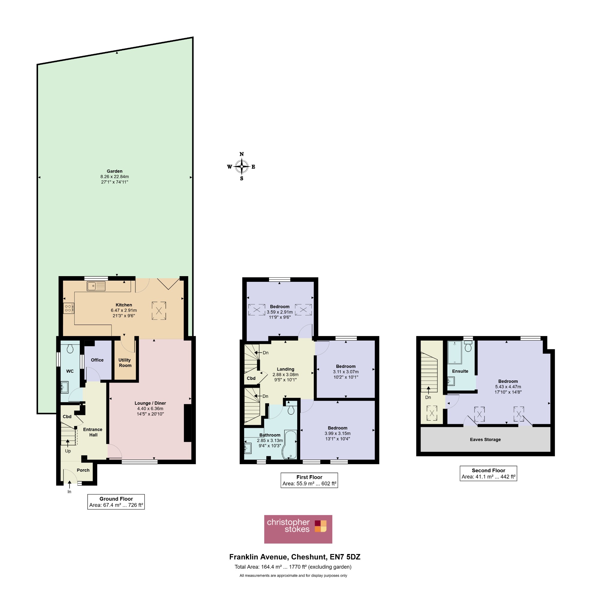 48, Franklin Avenue, Hertfordshire floorplan