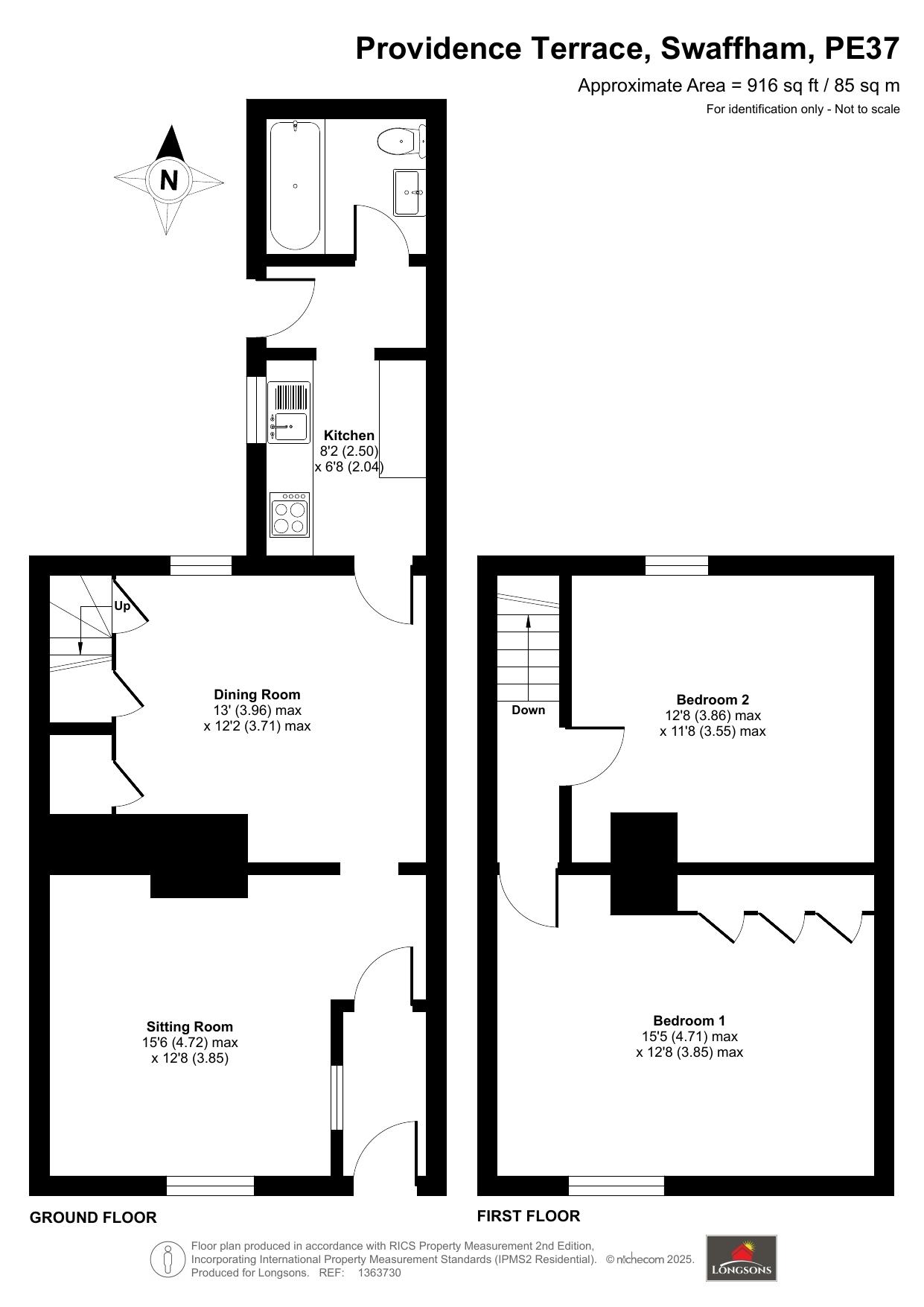 18, Providence Terrace, Swaffham floorplan