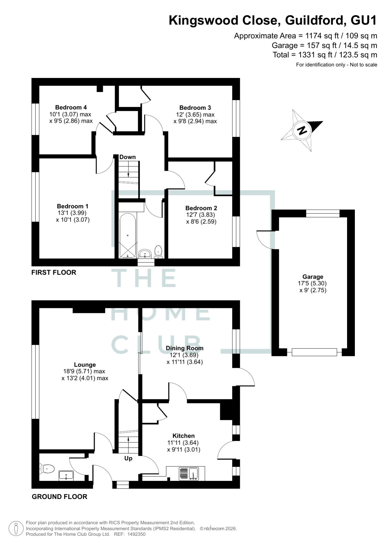 2, Kingswood Close, Guildford floorplan