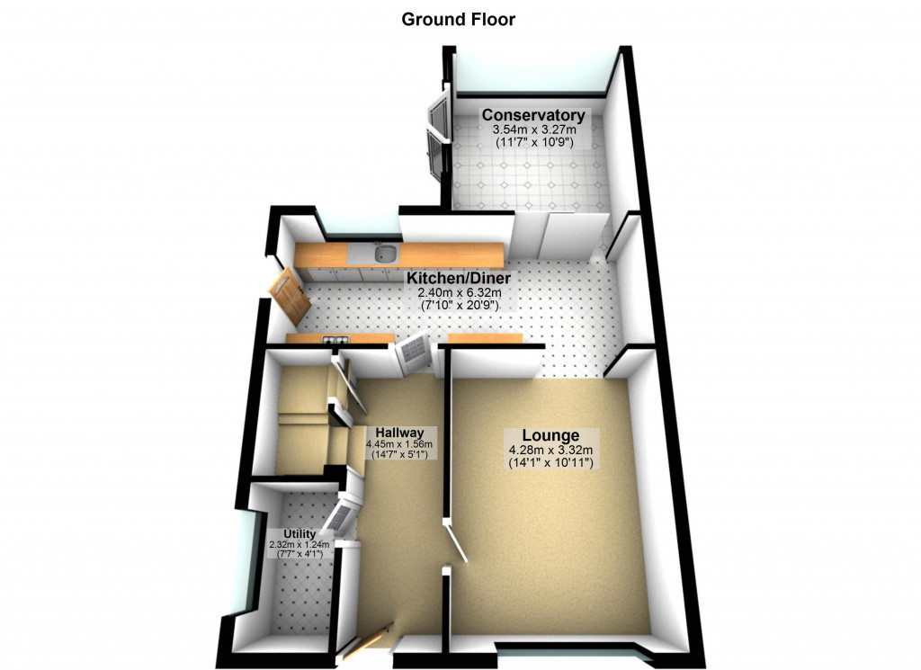 3 Bedrooms Semi-detached house for sale in Ferndale Close, Penyffordd, Chester CH4