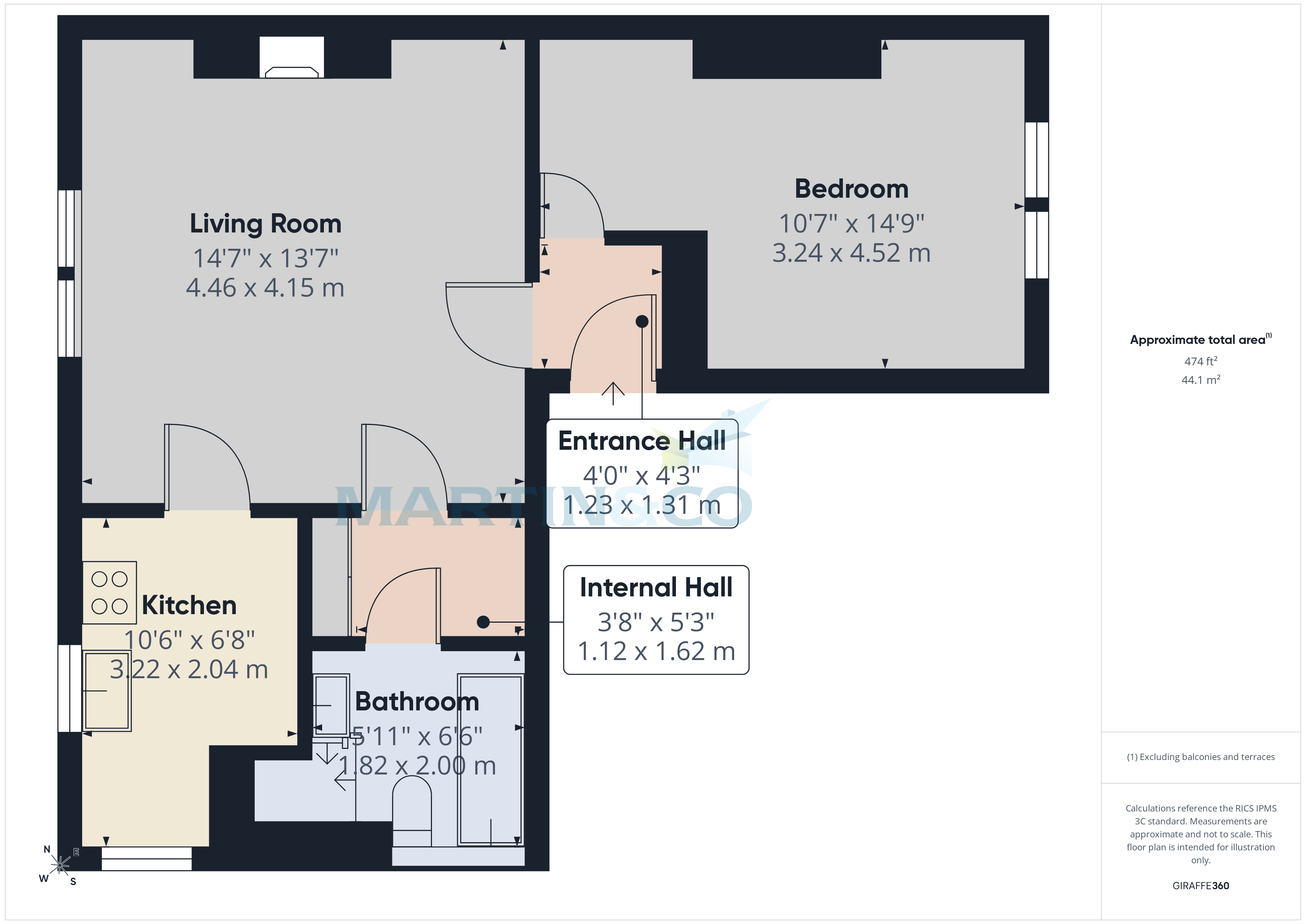 Flat 3, 8, Mayfield Road, Tunbridge Wells floorplan