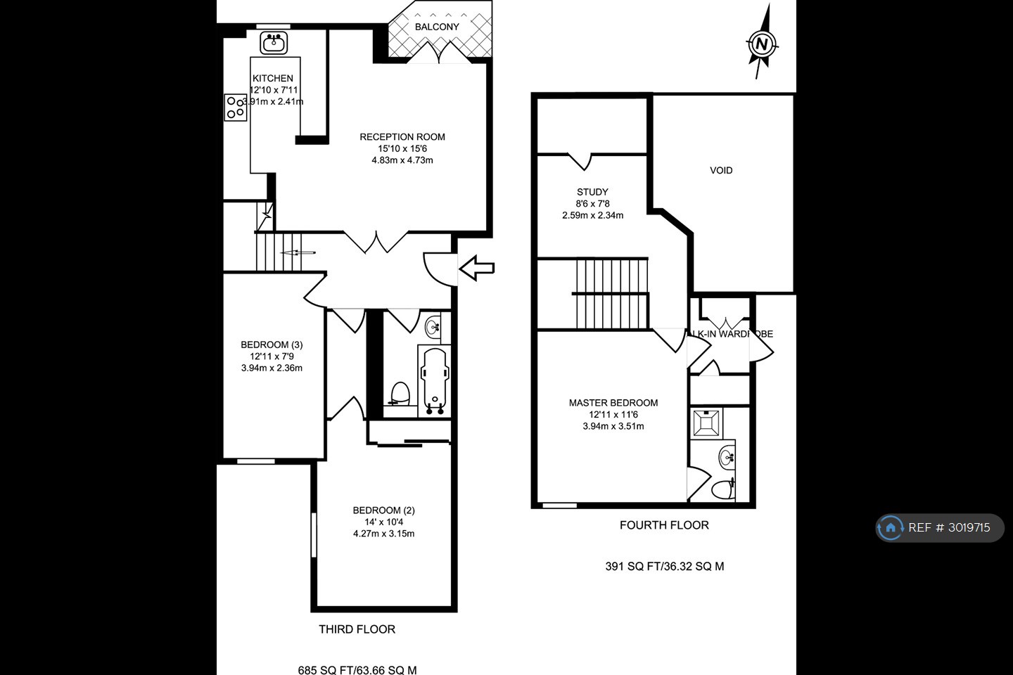 Felixstowe Court, London floorplan