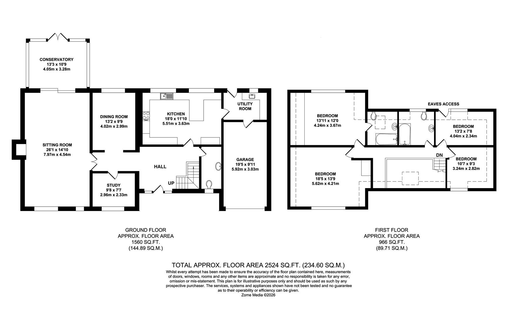 Park View, London Road, West Malling floorplan