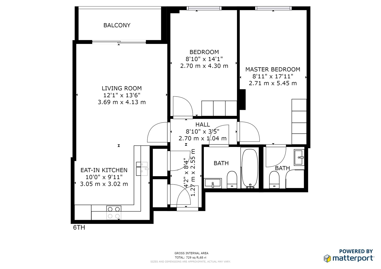 2 Bedrooms Flat to rent in Sesame Apartments, 4 Holman Road SW11