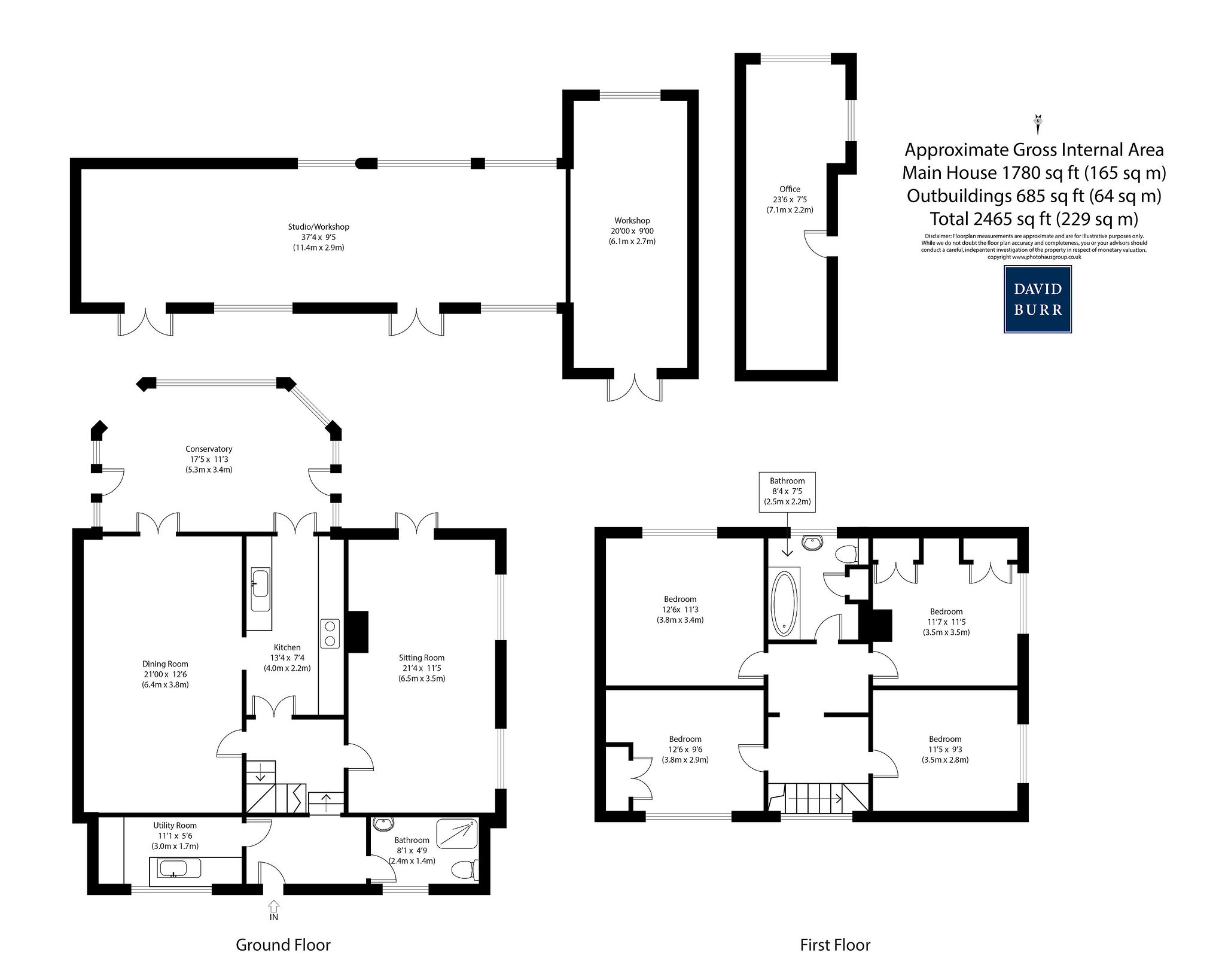 Elms Cottage, Peartree Hill, Bures floorplan