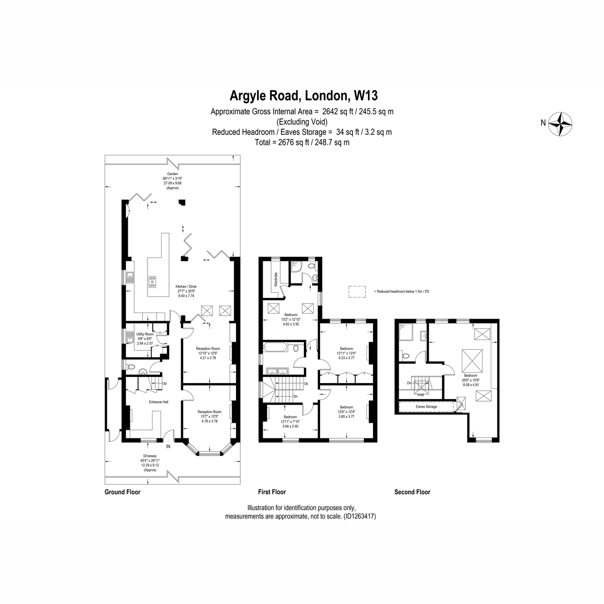 82, Argyle Road, London floorplan