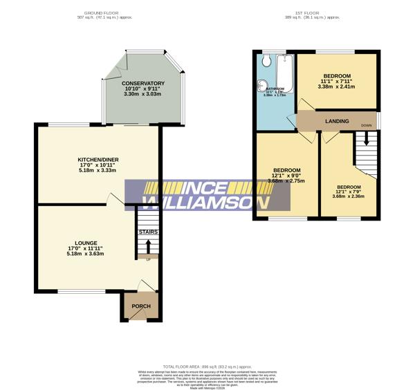 7, Blainscough Road, Chorley floorplan