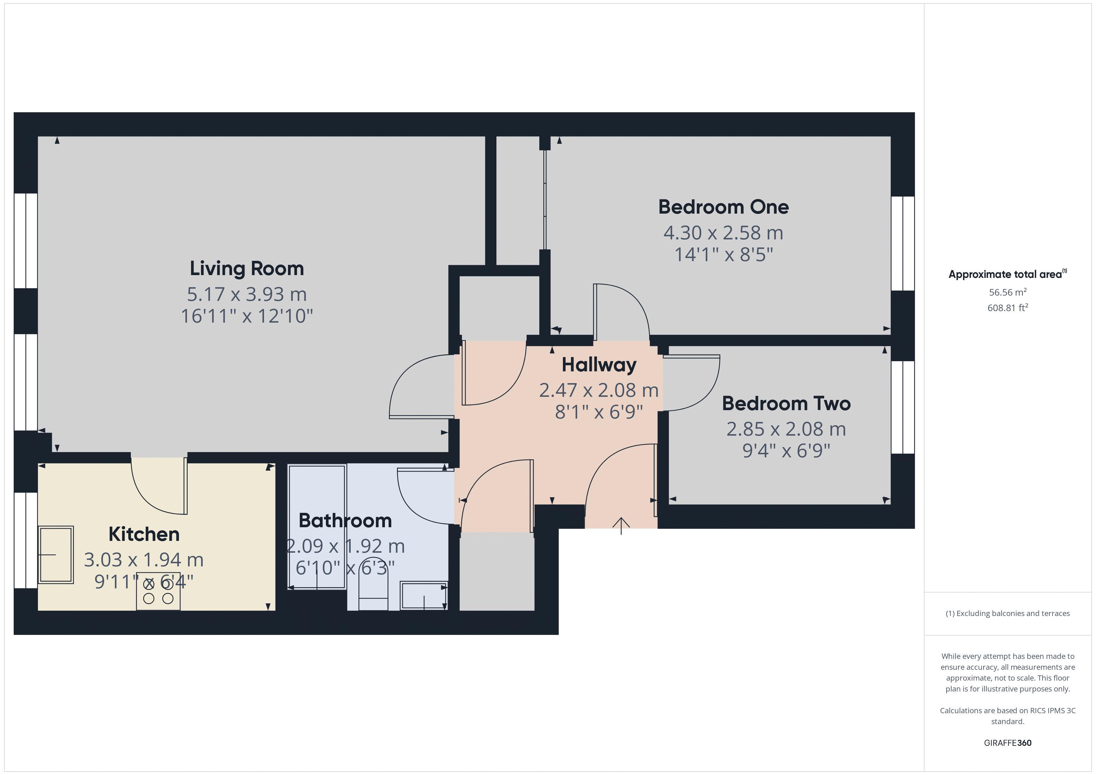 12, Drew Place, Caterham floorplan