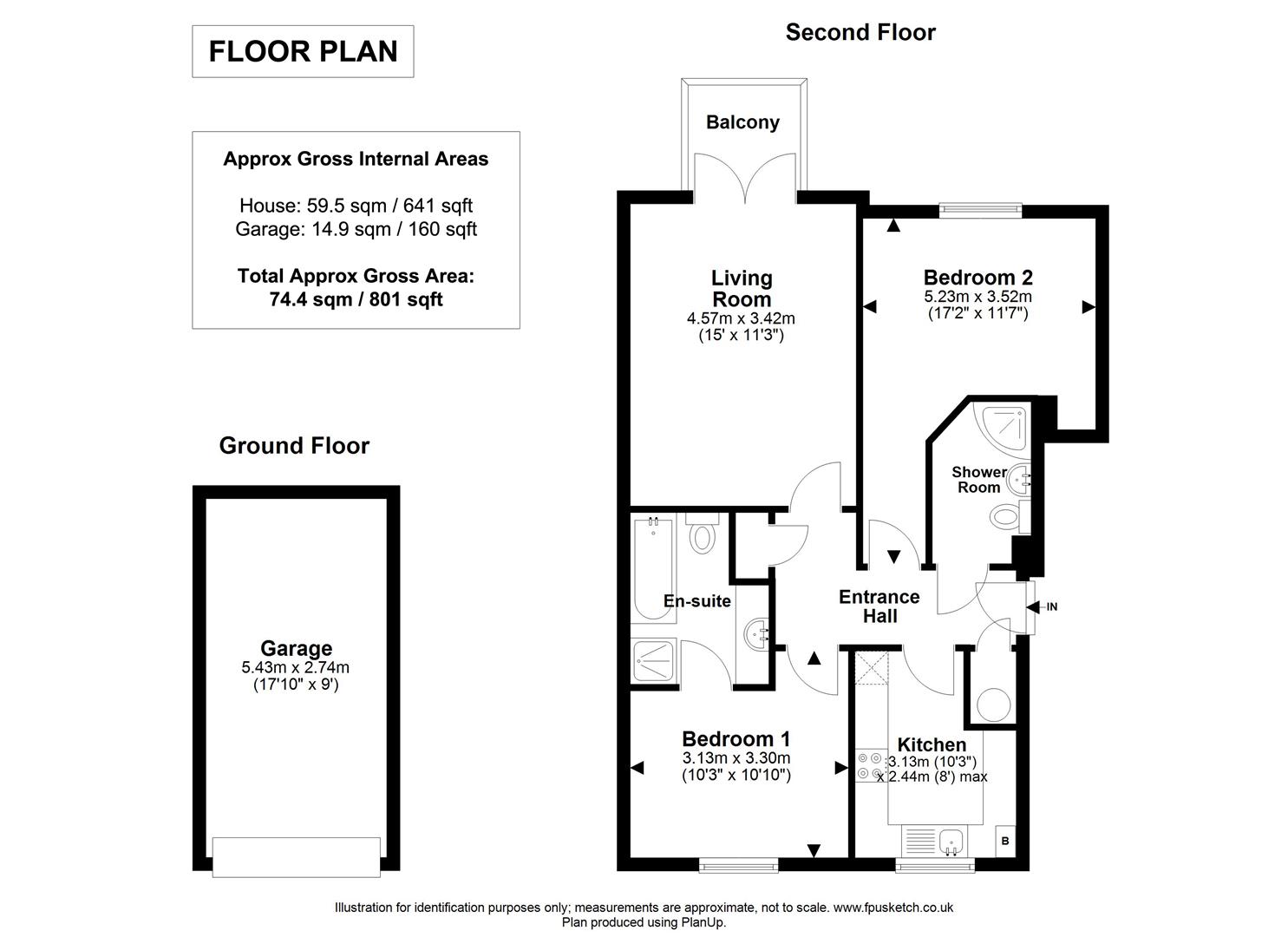 Apartment 64, Exbury Court, Hillcroft Close, Lymington floorplan