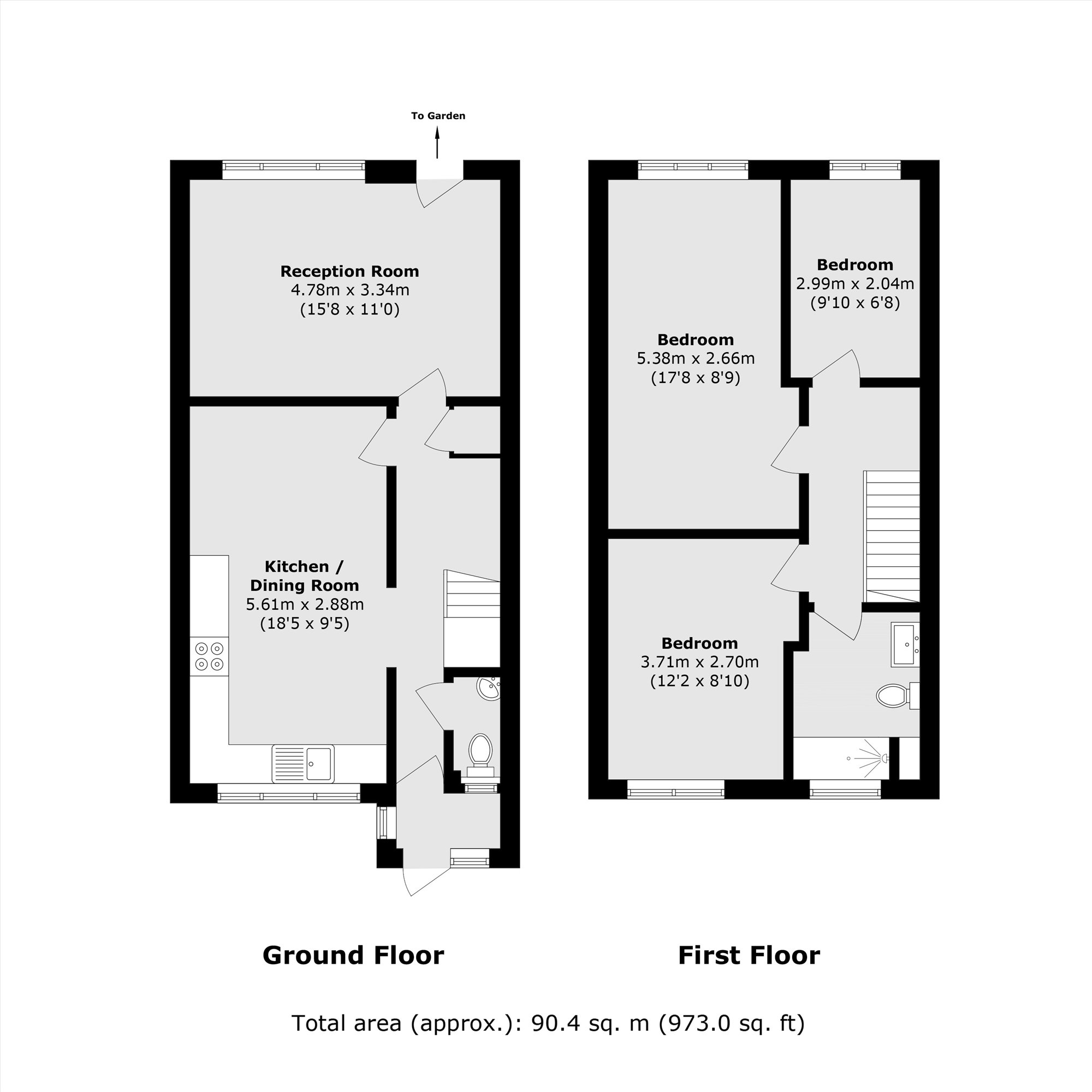 25, St. Rule Street, London floorplan