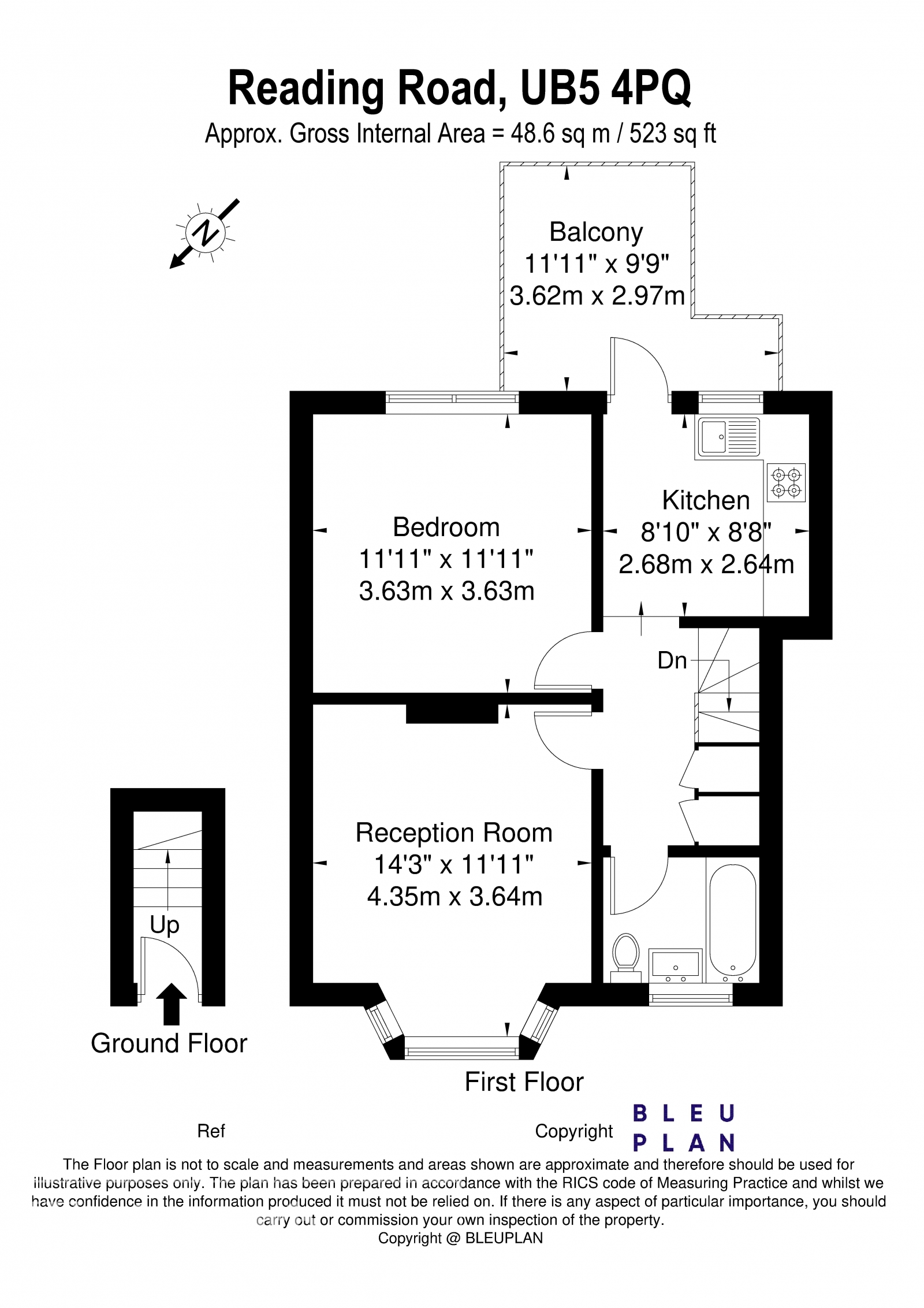 Reading Road, Northolt UB5, 1 bedroom for sale 61071789 PrimeLocation