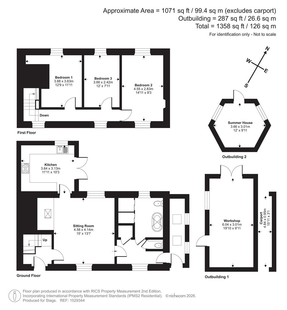 Shute, Axminster floorplan