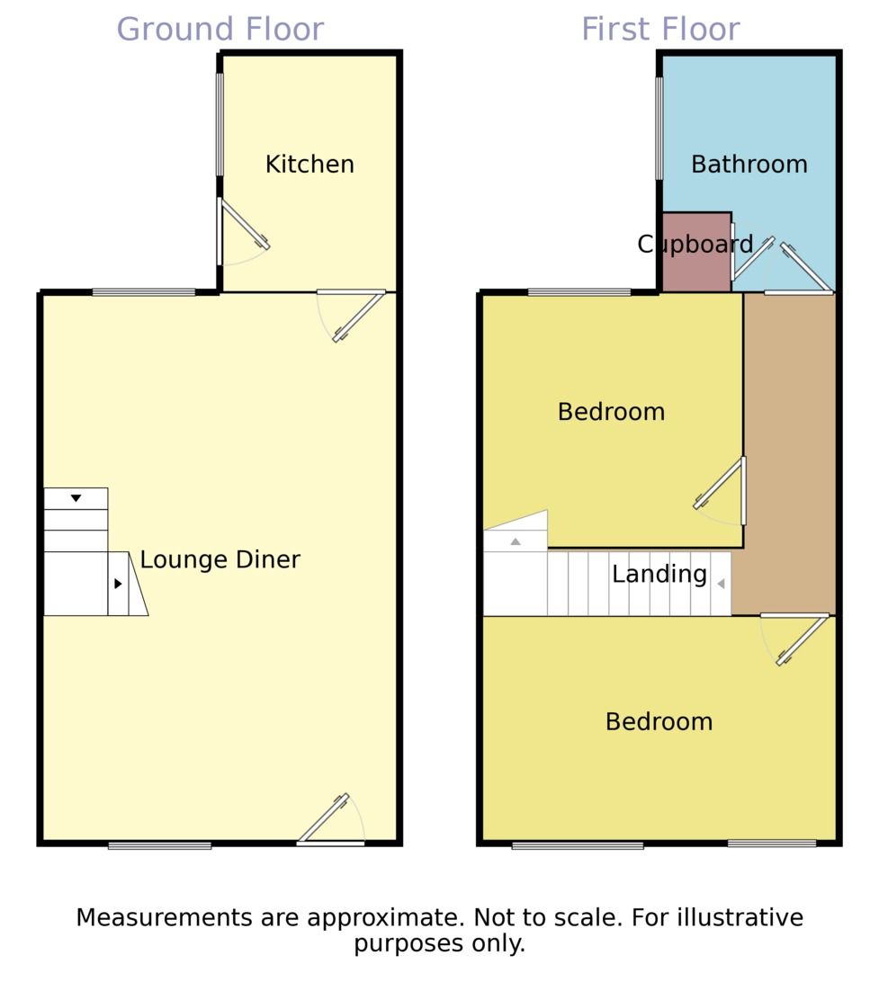 2 Bedrooms  to rent in Dierdens Terrace, Middlewich CW10