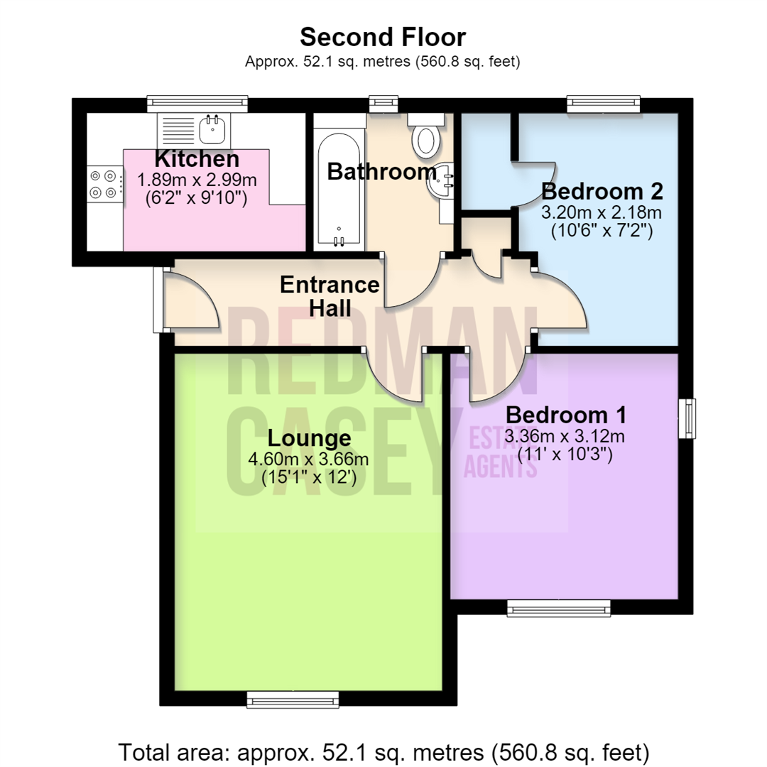 40, Owsten Court, Bolton floorplan
