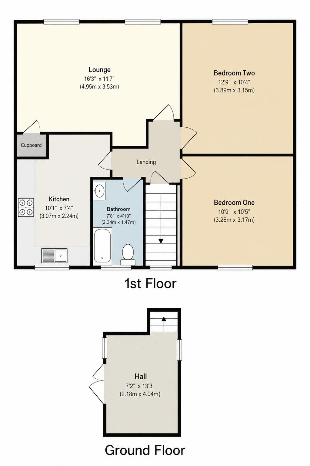 8, Hawthorne Crescent, Burntwood floorplan