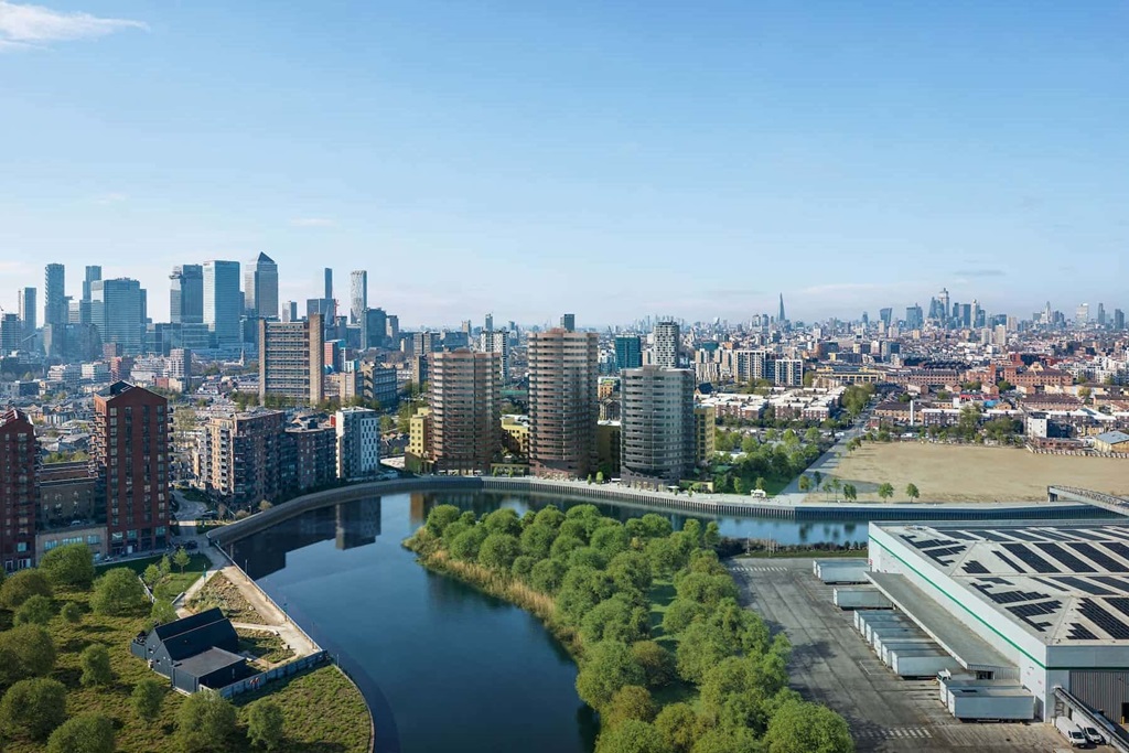 Rivermark Is Located On The Banks Of The River Lea In East London