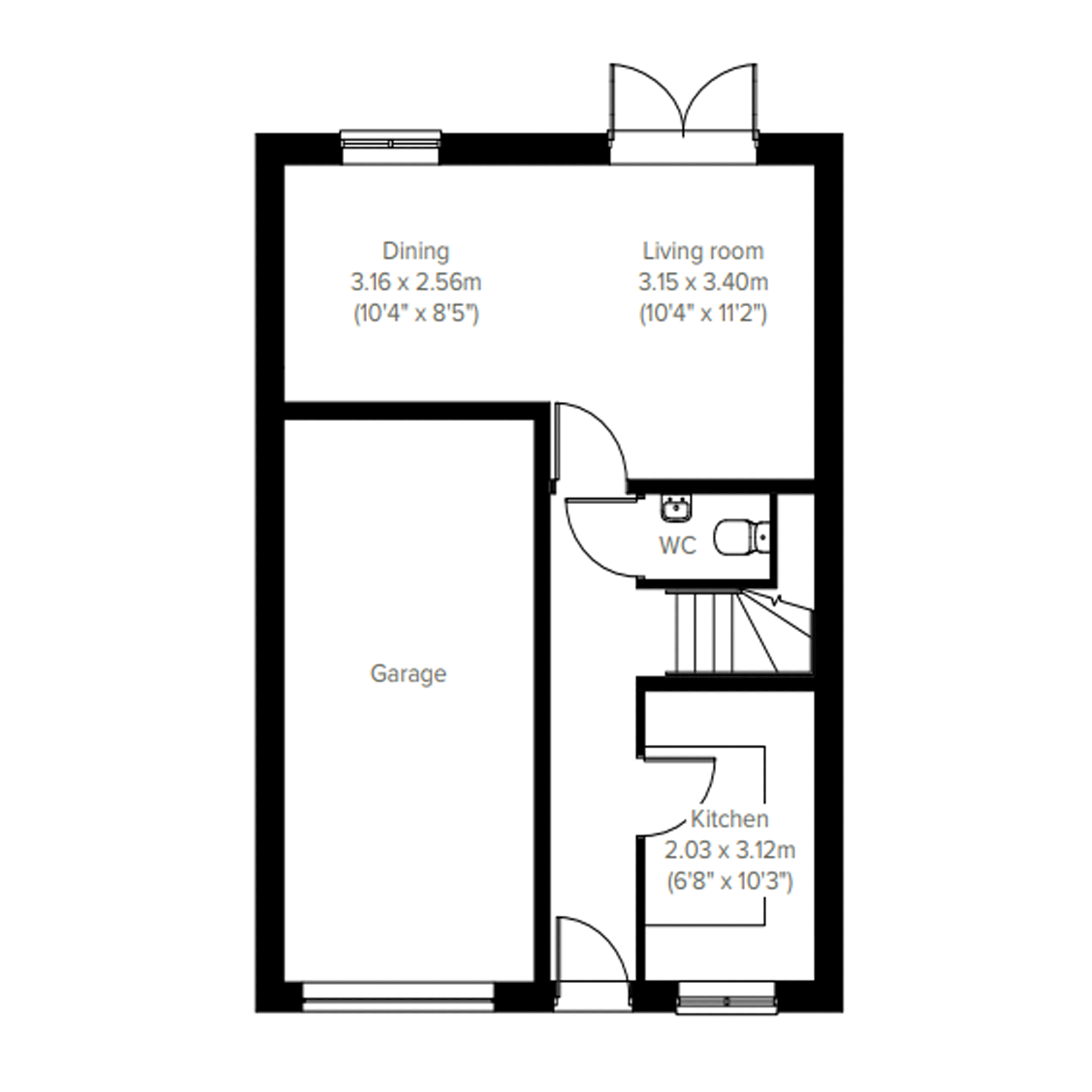 183, Staynor Link, Selby floorplan
