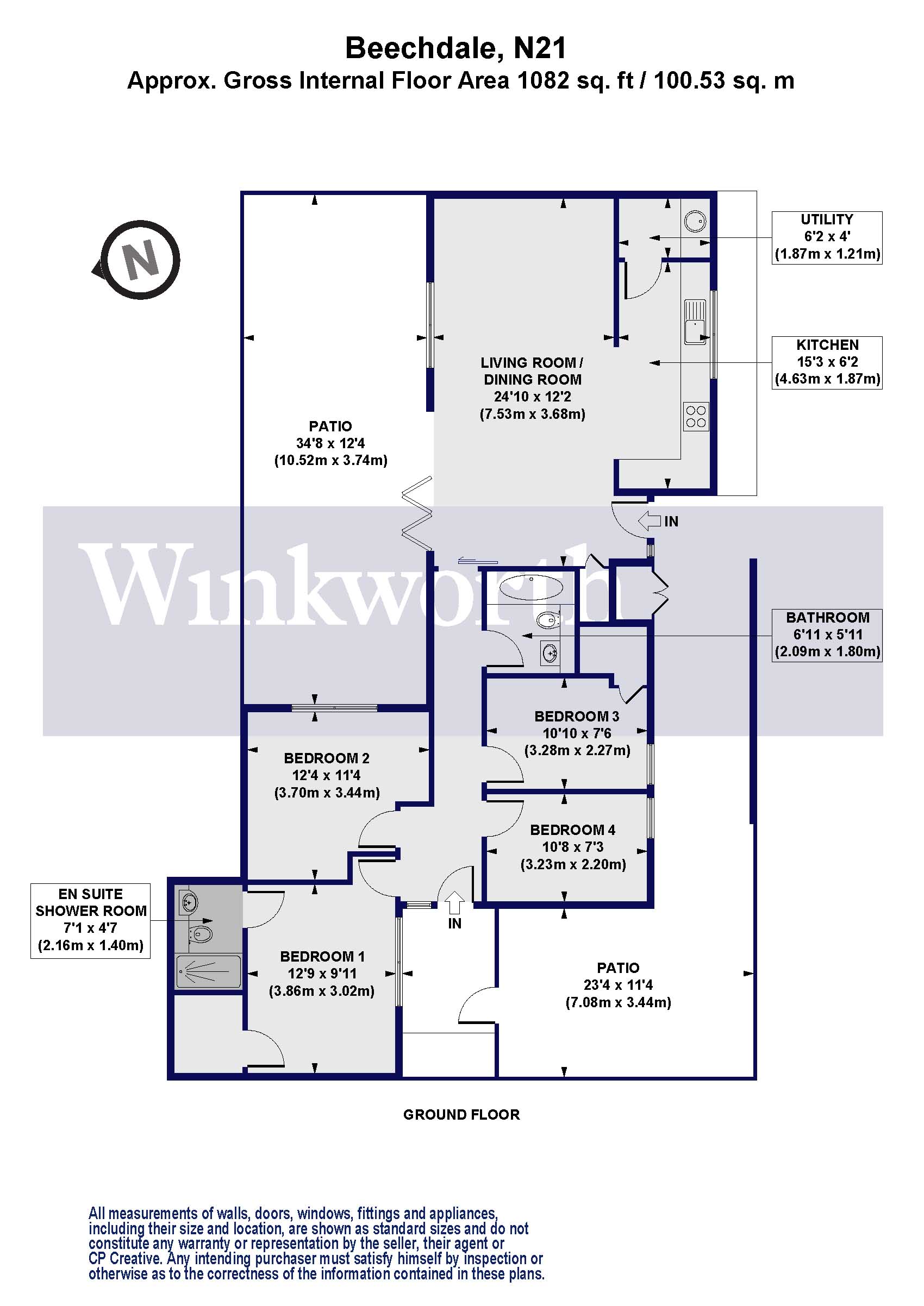 50, Beechdale, London floorplan