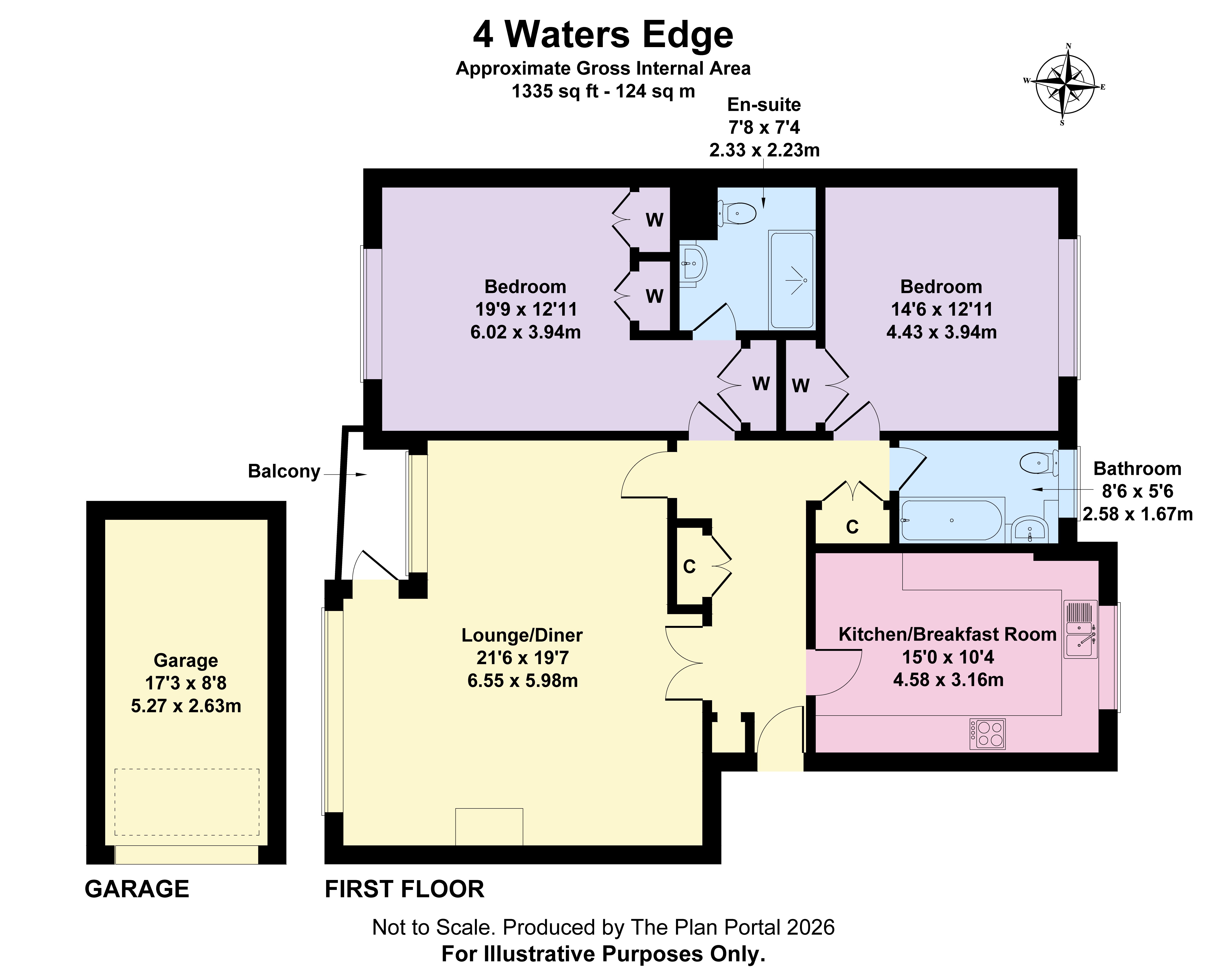 Waters Edge, 12 Brudenell Road Sandbanks Poole floorplan