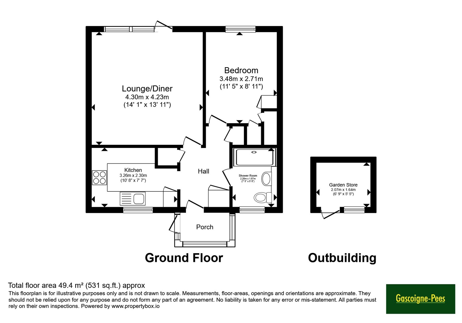 23, Powell Close, Surrey floorplan