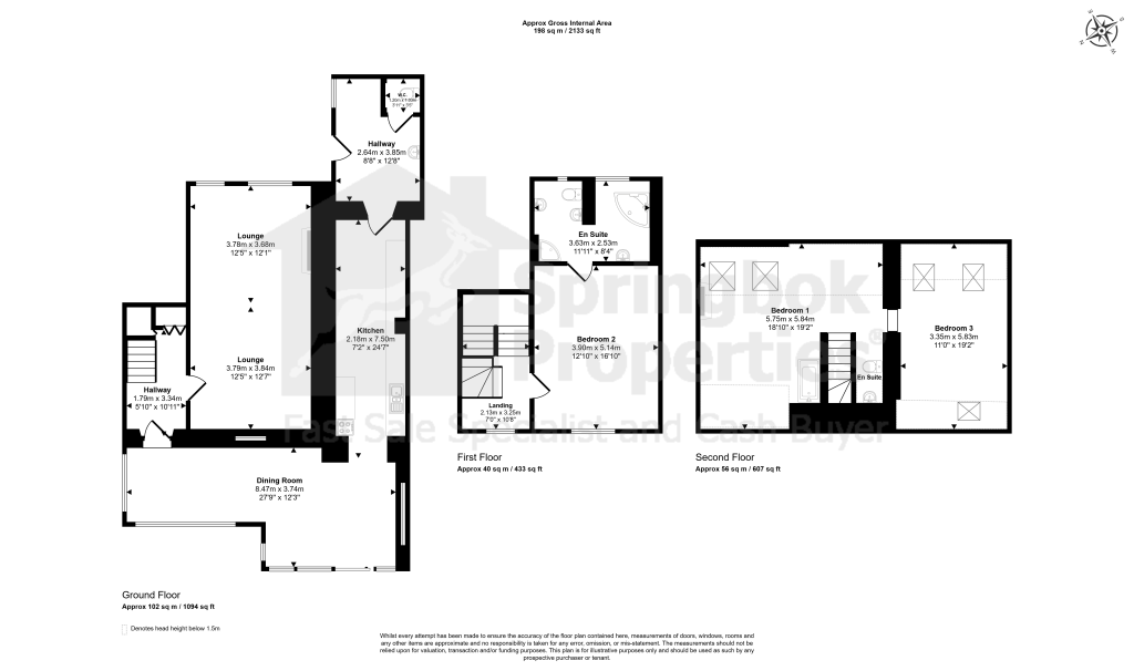 1, Crowther Cottage, Huddersfield floorplan