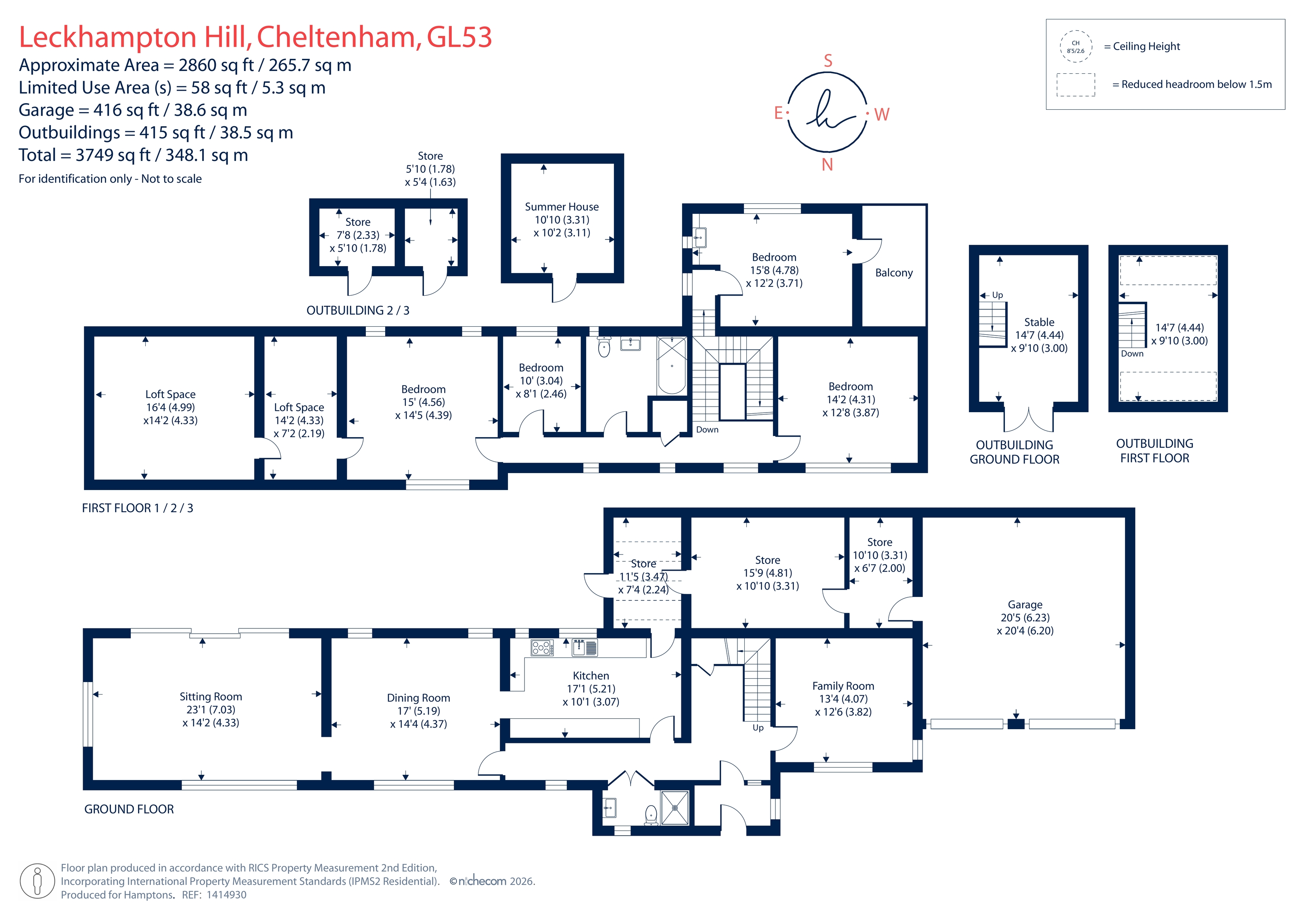 Trees, Leckhampton Hill, Cheltenham floorplan