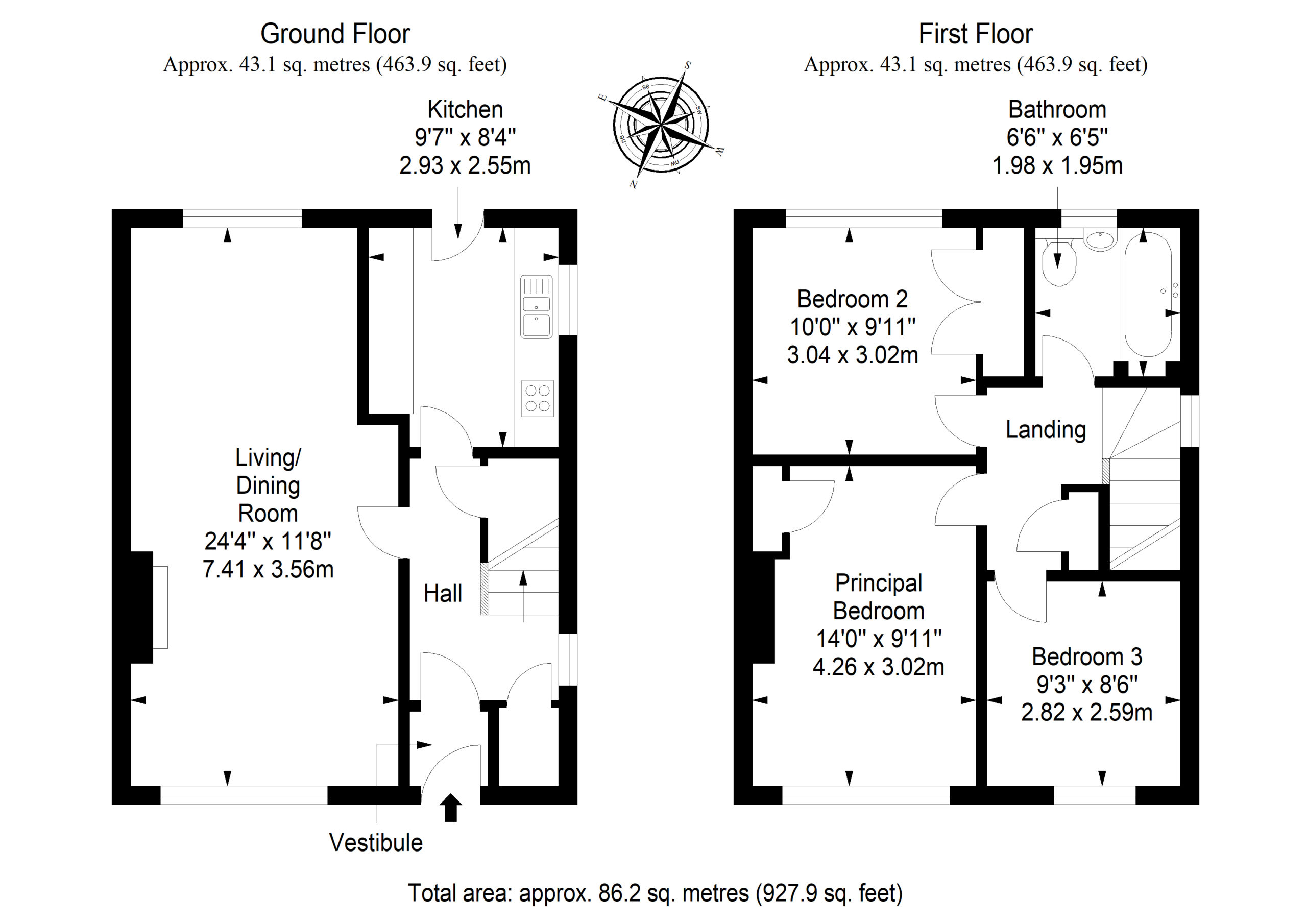 12, Orchard Brae Gardens, Edinburgh floorplan