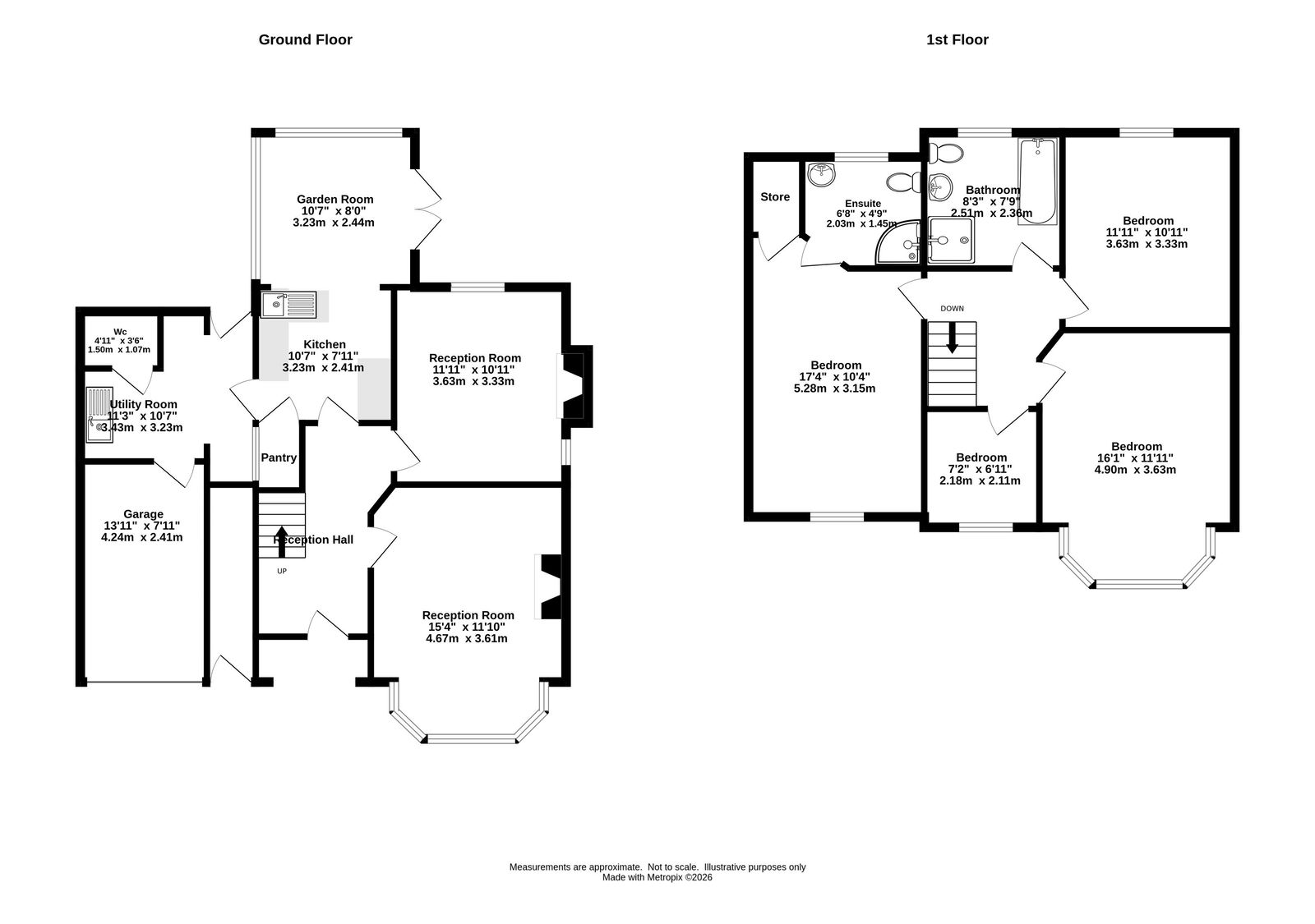 32, Belle Vue, Stourbridge floorplan