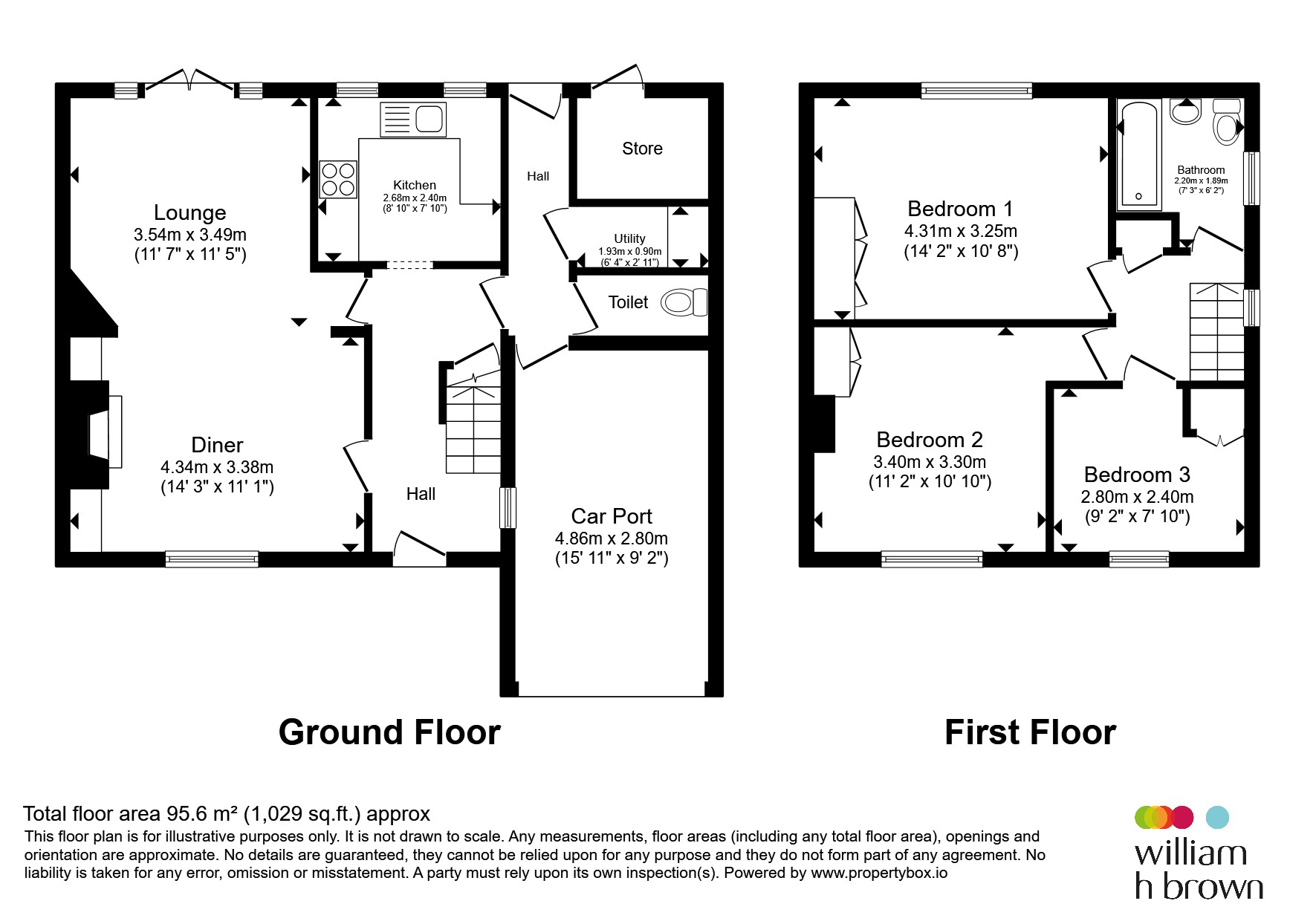 46, Nunnery Avenue, KETTERING floorplan