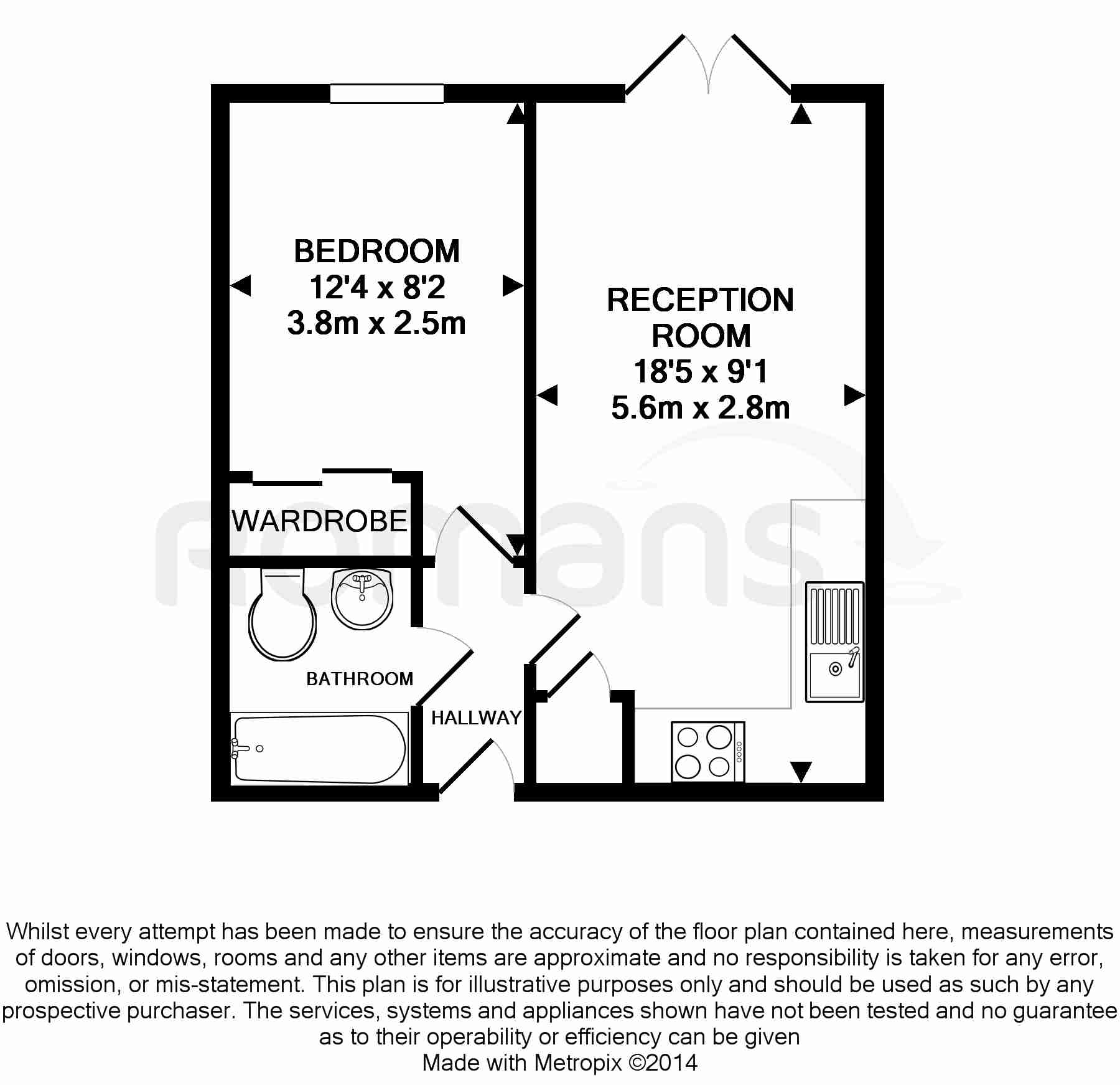 1 Bedrooms Flat to rent in The Fairfield, Farnham GU9