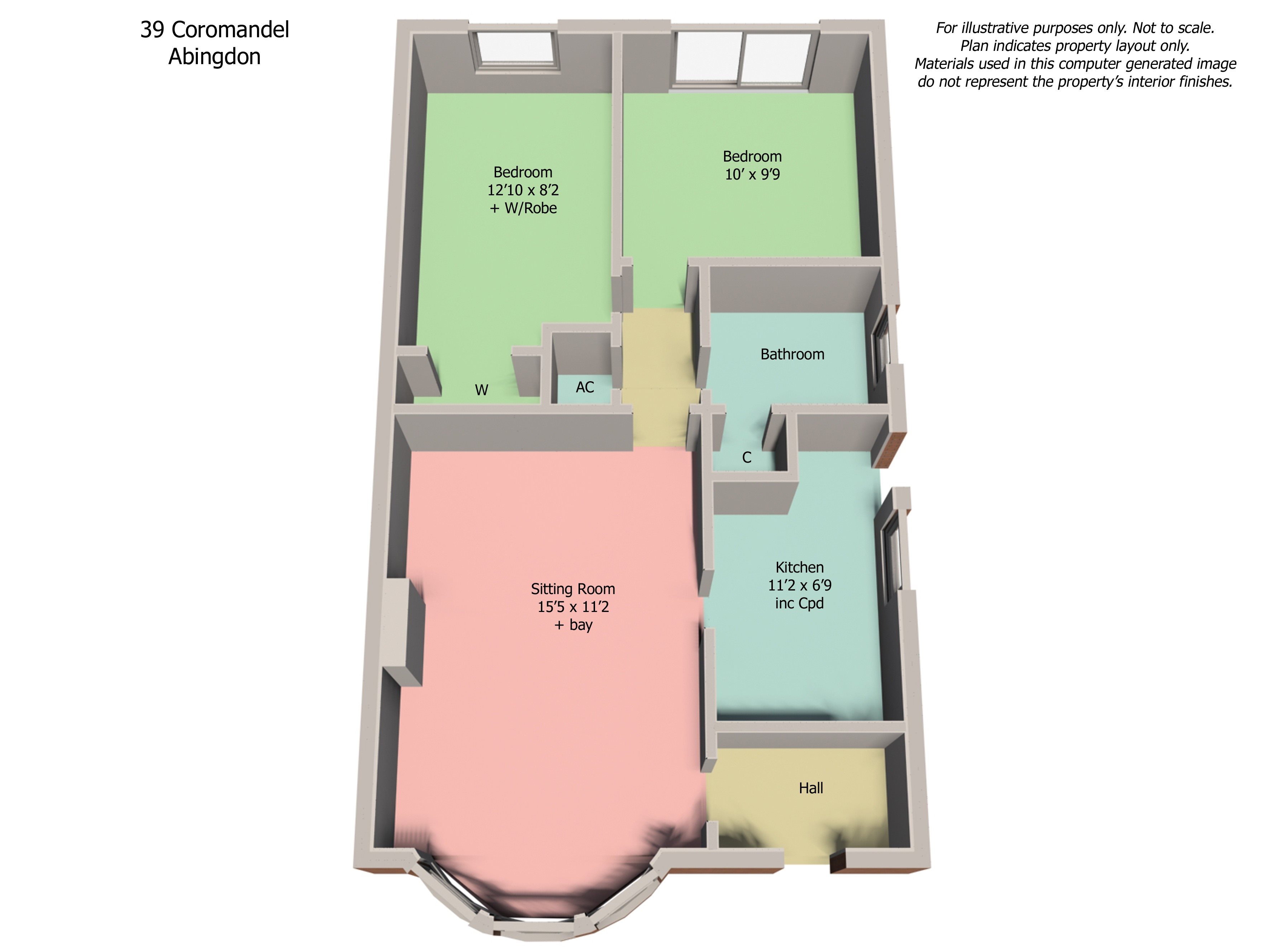2 Bedrooms Detached bungalow for sale in Coromandel, Abingdon OX14