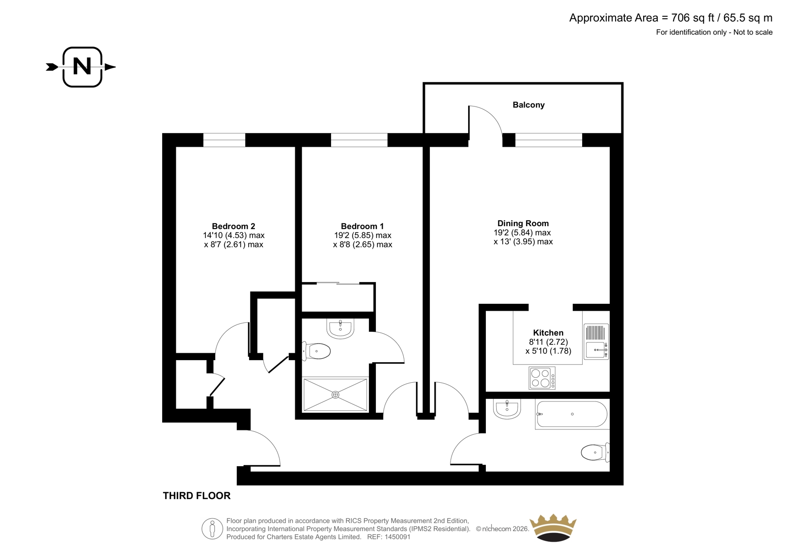 46 Sapphire Court,, Ocean Way, Hampshire floorplan