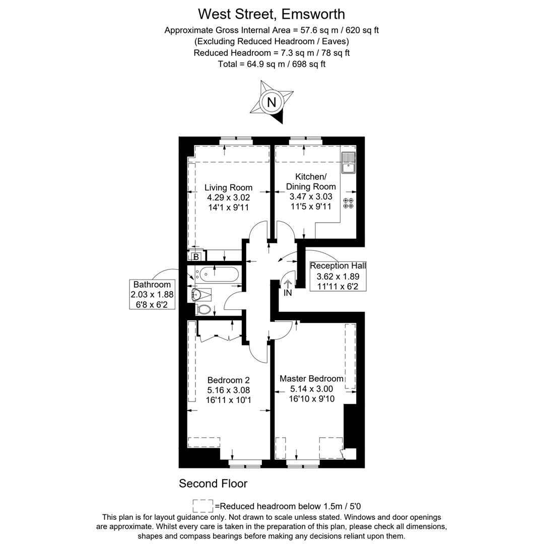 8B, West Street, Emsworth floorplan
