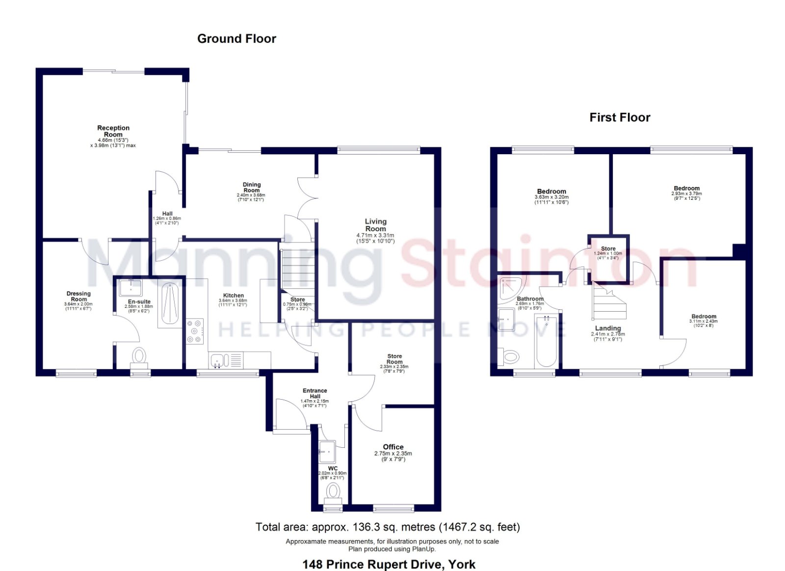 148, Prince Rupert Drive, York floorplan