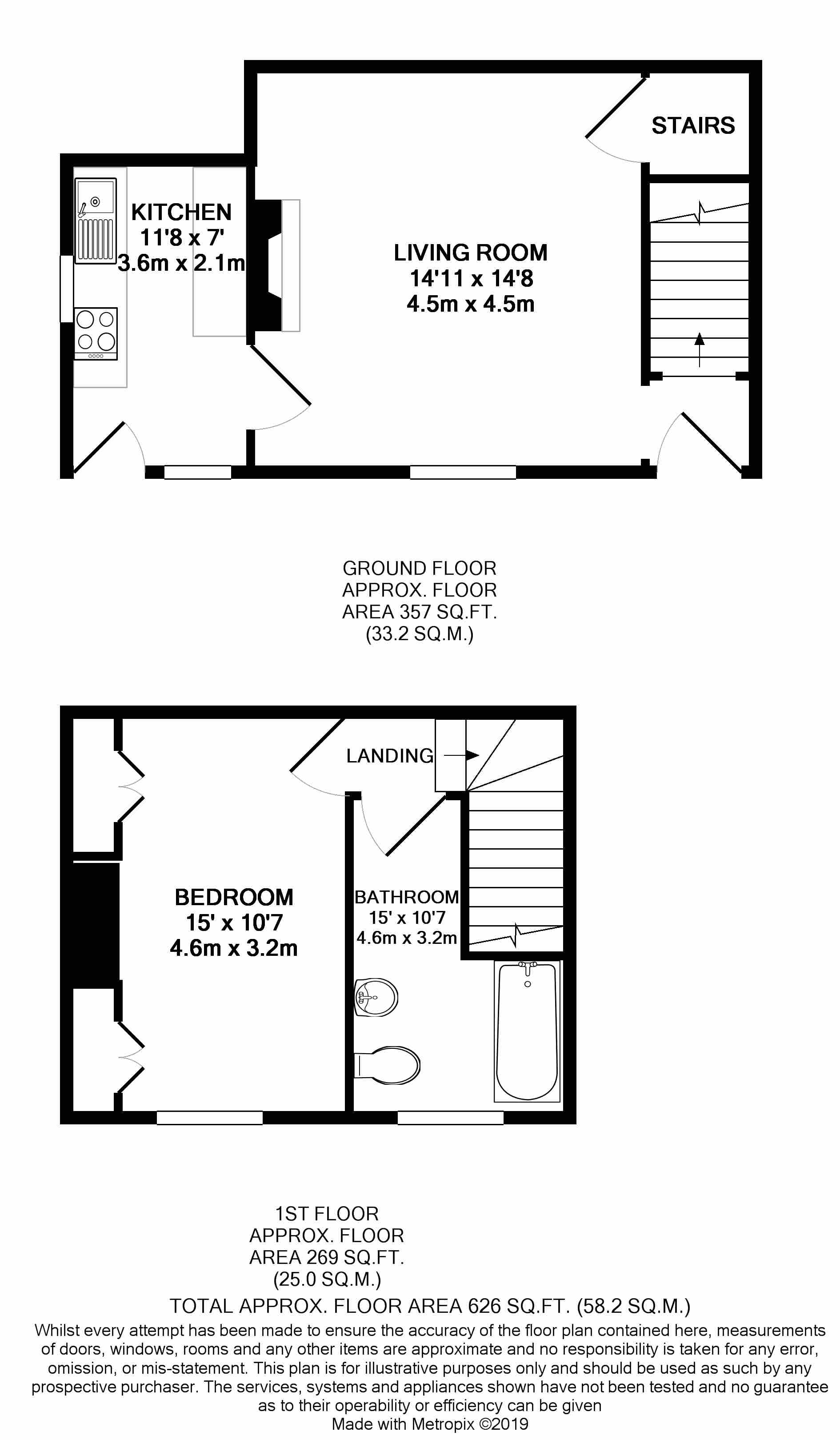 1 Bedrooms Terraced house for sale in Greenside, Oakenshaw, Bradford BD12