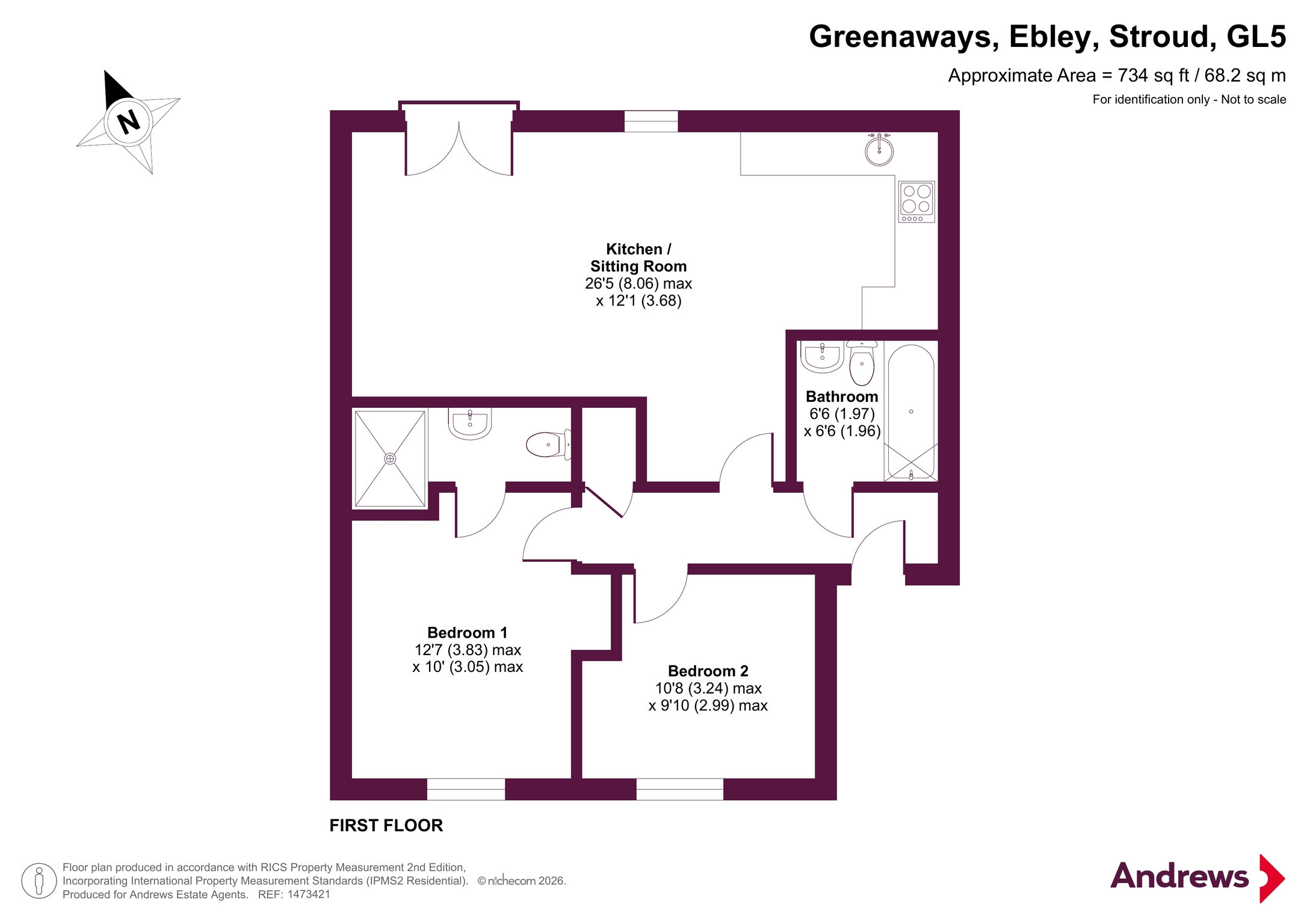 84, Greenaways, Stroud floorplan