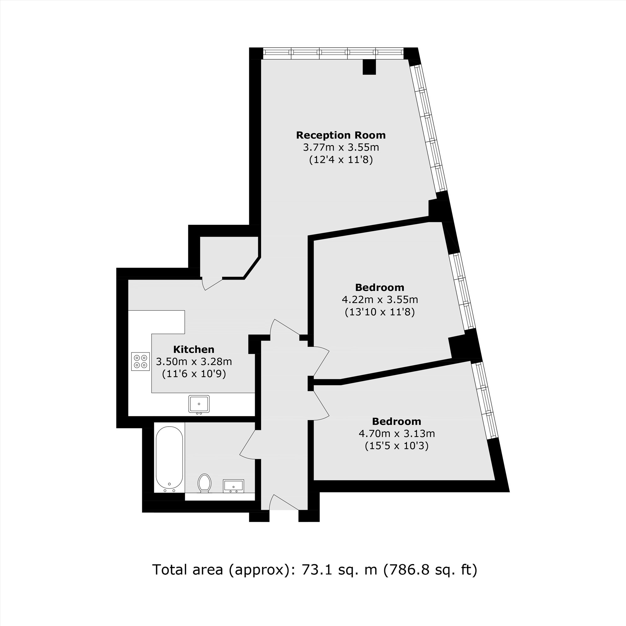 Victoria Road, Surbiton floorplan