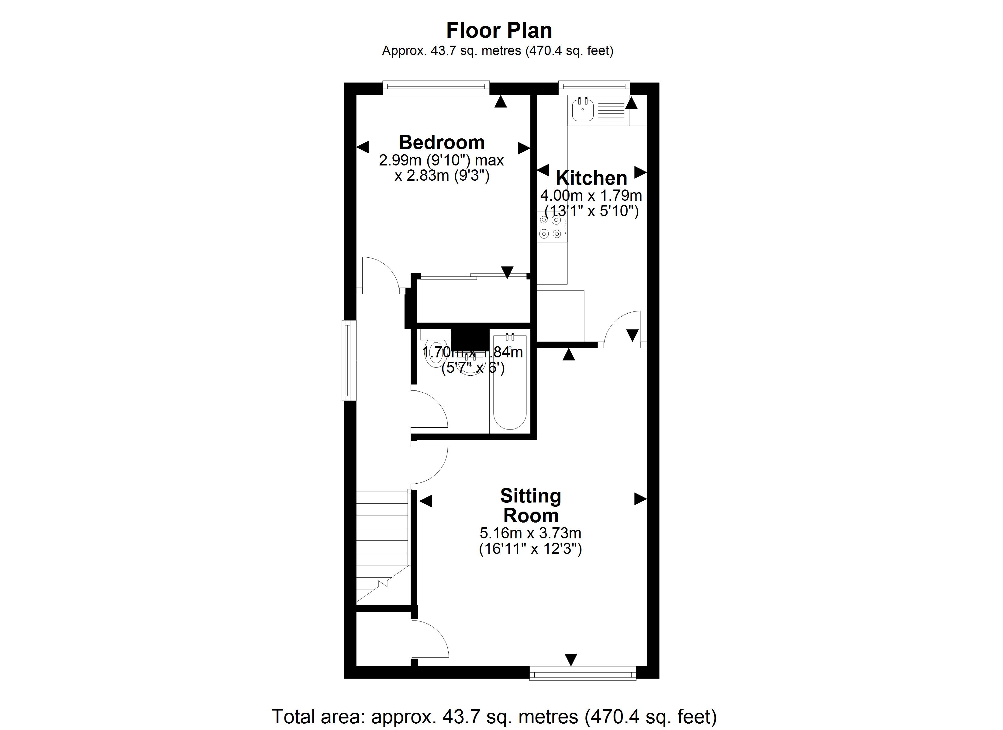 1 Bedrooms Maisonette for sale in The Meadows, Sawbridgeworth CM21