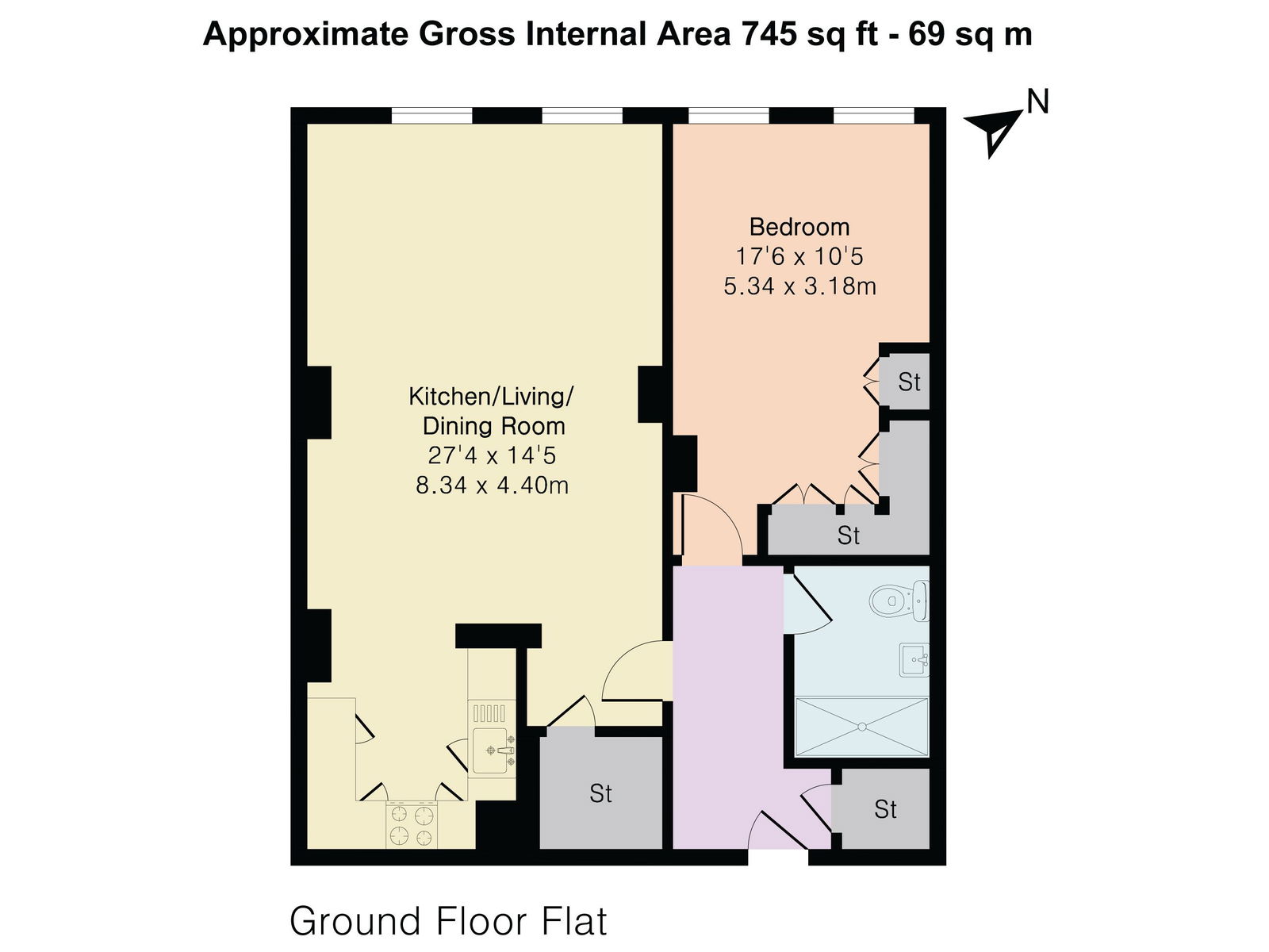 Whitaker House Apartments,7, Charlotte Close, Halifax floorplan