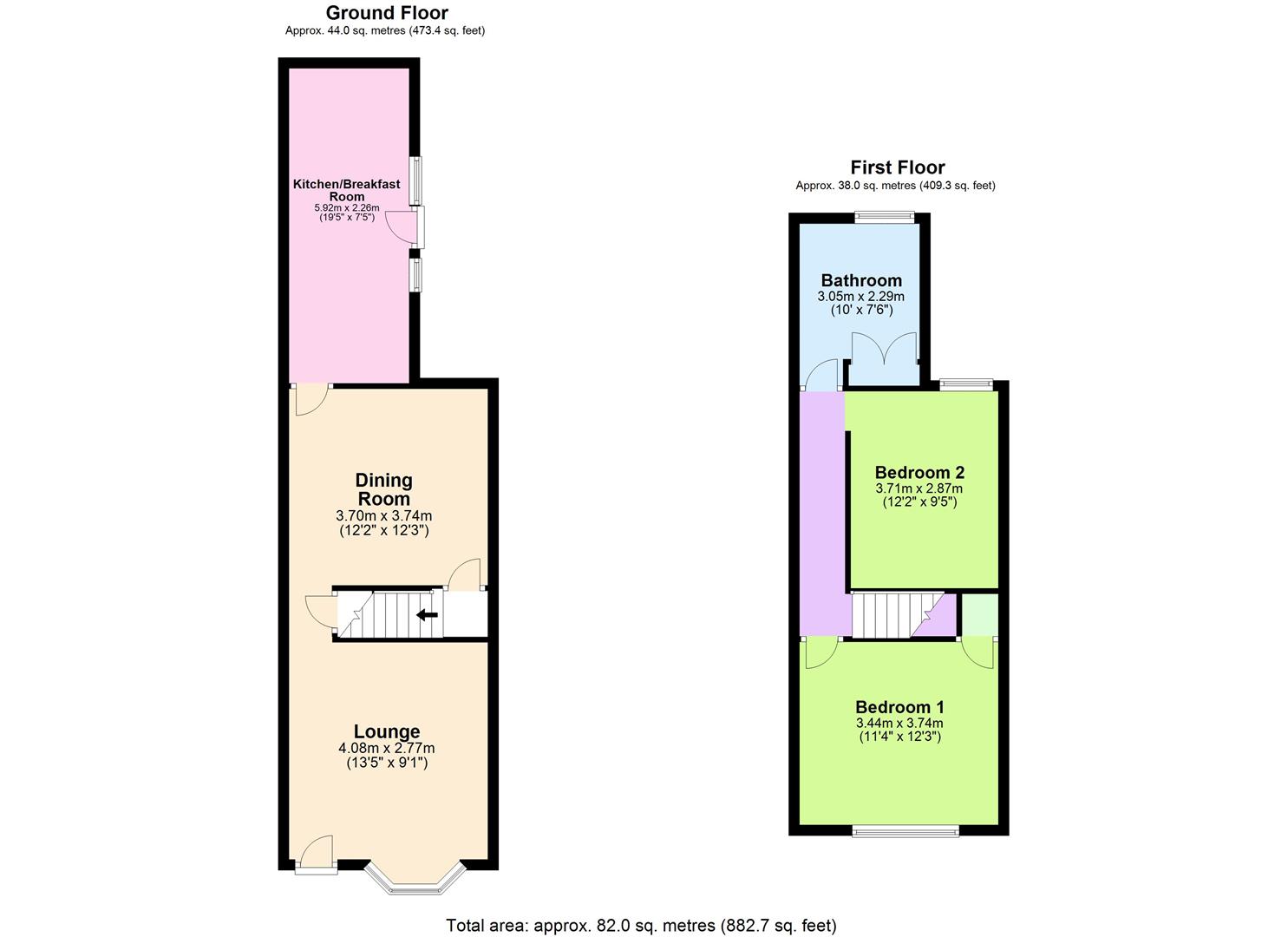 Tomkinson Road, Nuneaton CV10, 2 bedroom terraced house for sale