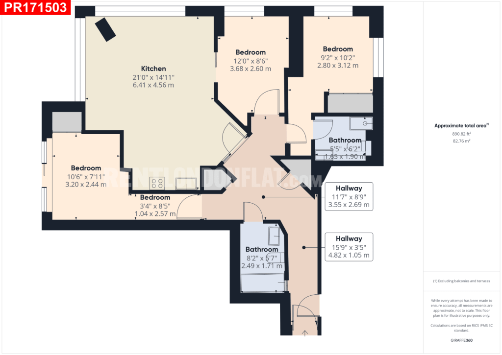 South Wharf Road, Paddington floorplan