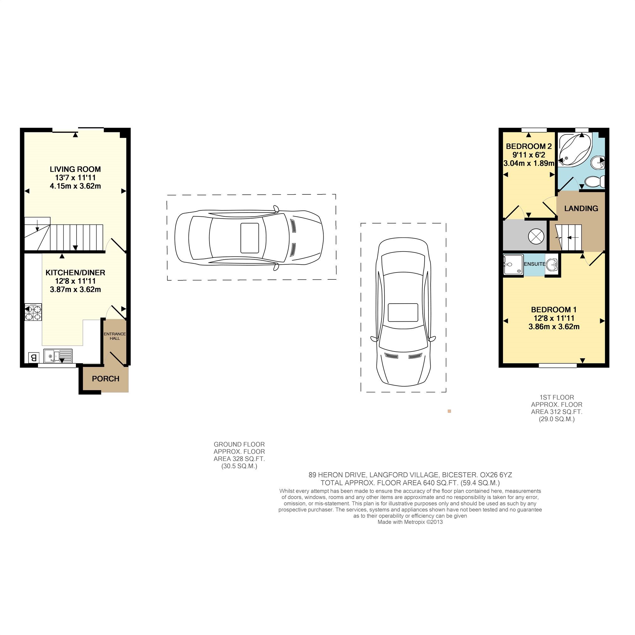 89, Heron Drive, Bicester floorplan