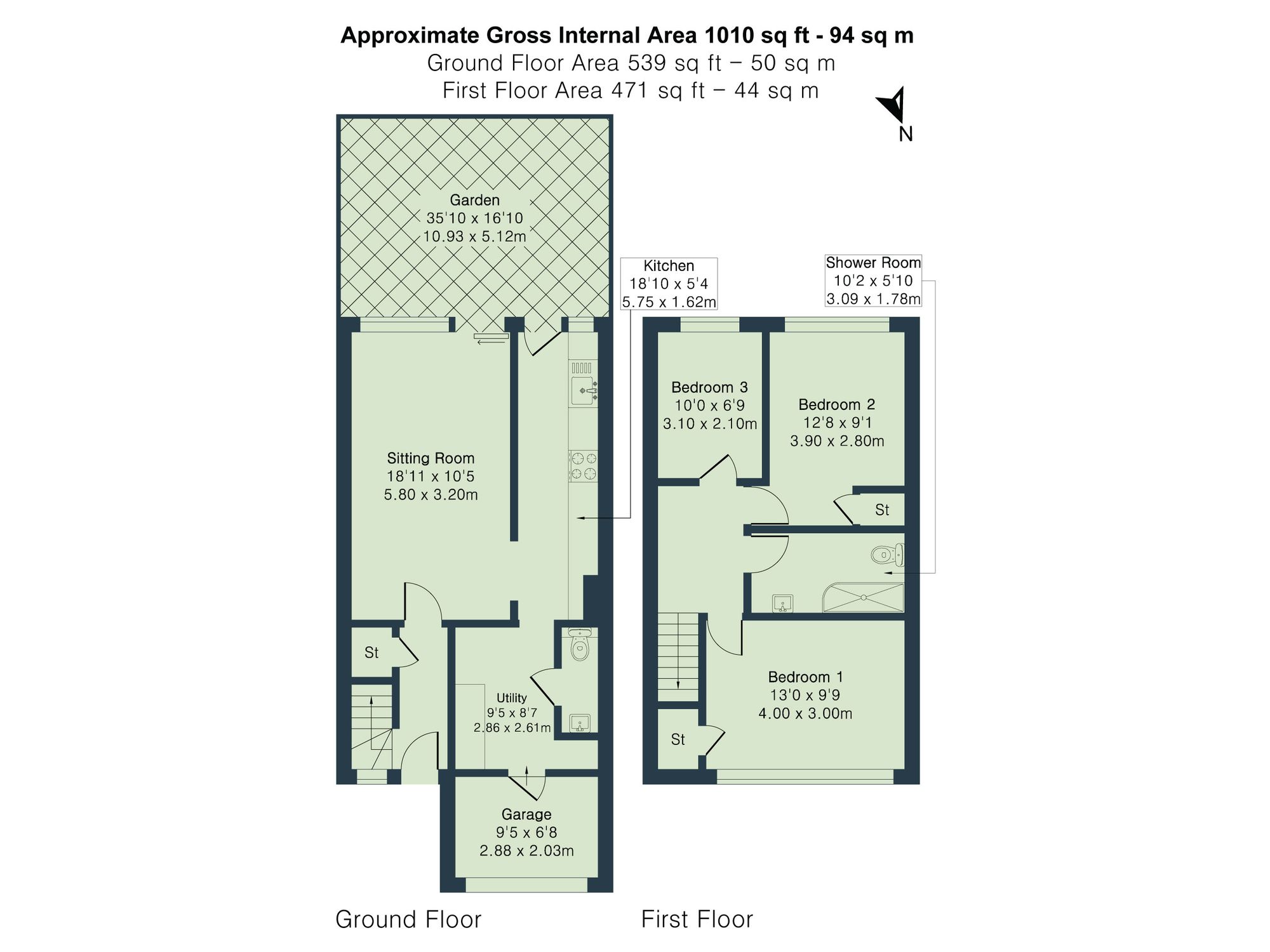 23 Willow Close, Oxford floorplan