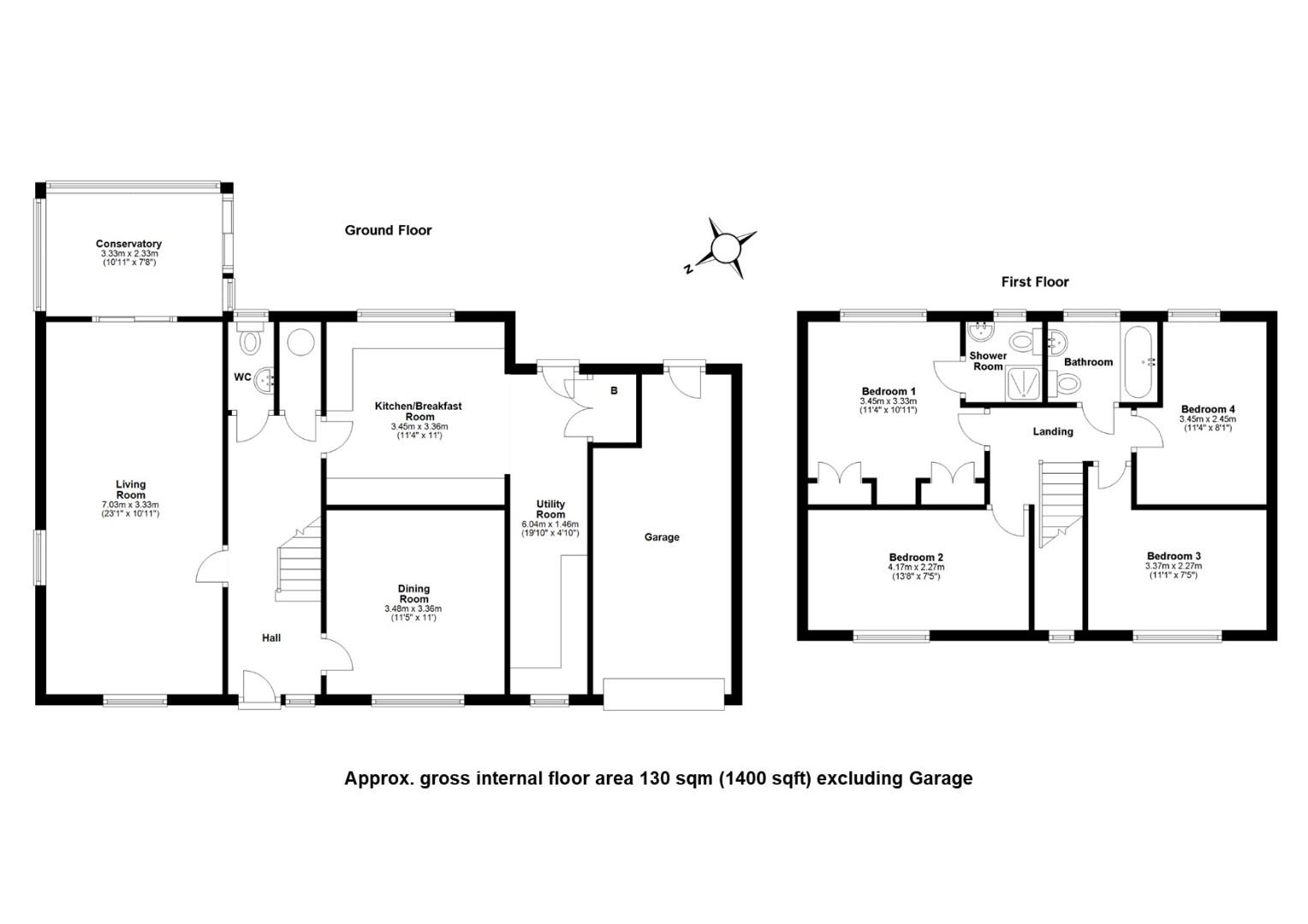 25, Aylesford Way, Stapleford, Cambridge floorplan