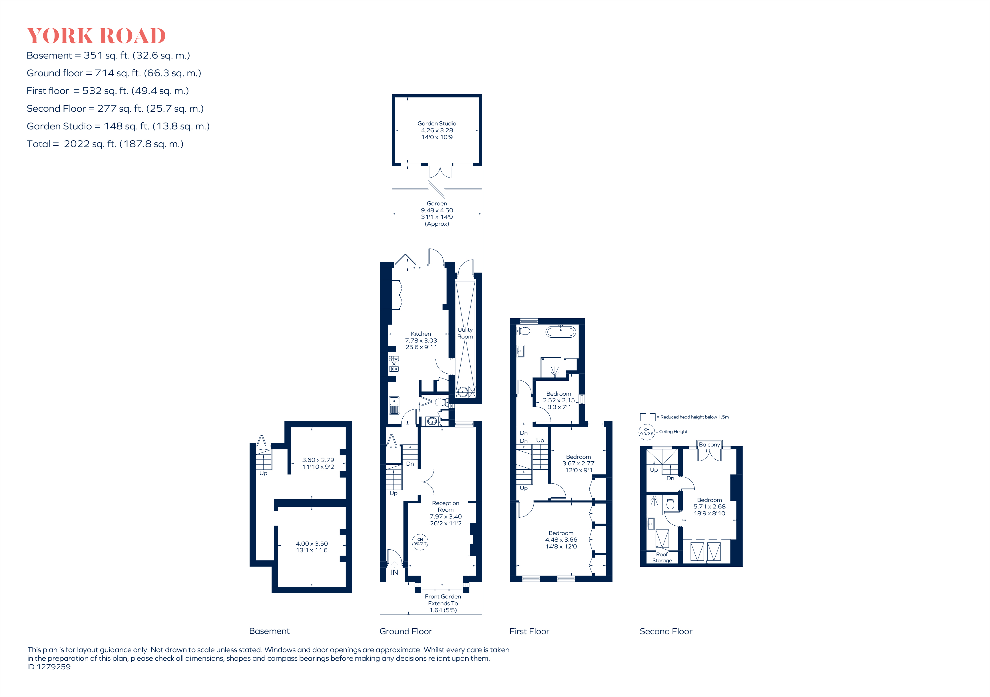15, York Road, Brentford floorplan