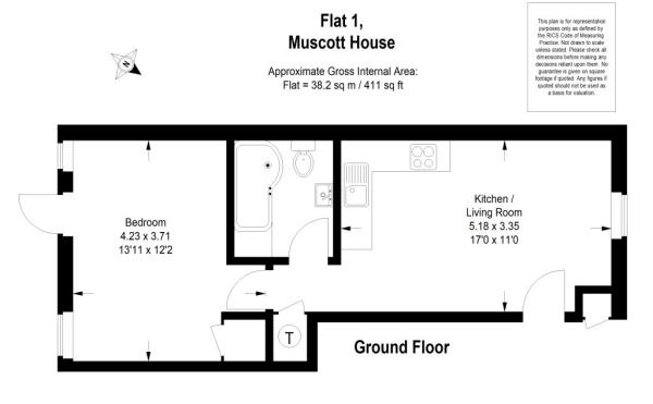 1 Bedrooms Flat to rent in Meadrow, Godalming GU7