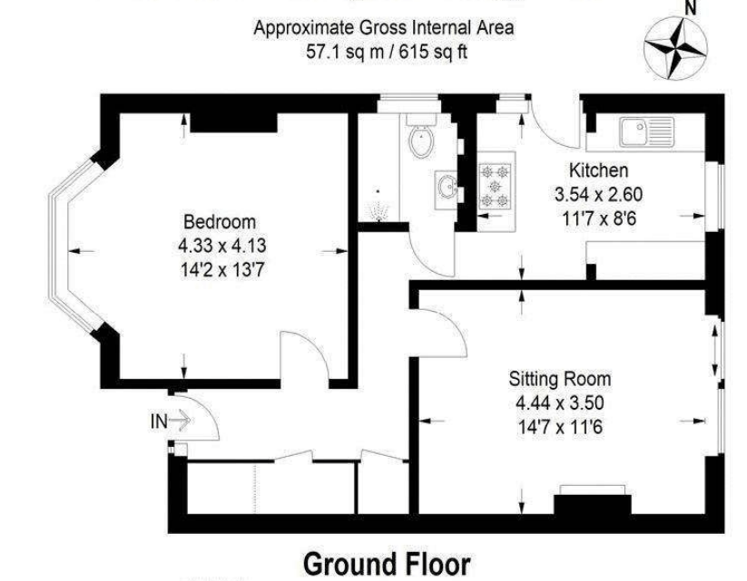 Loxwood Ave, Worthing BN14, 1 bedroom flat for sale 59623440